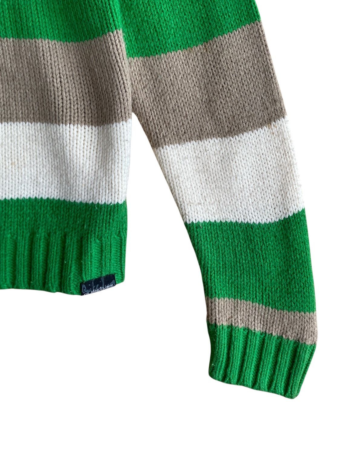 Quicksilver Vintage Brand Quiksilver Stripe Hoodie Knitwear 2000s Size US M / EU 48-50 / 2 - 6 Thumbnail
