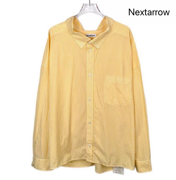 Balenciaga Balenciaga yellow cotton long sleeved shirt2412-Nextarrow Size US S / EU 44-46 / 1 - 1 Thumbnail