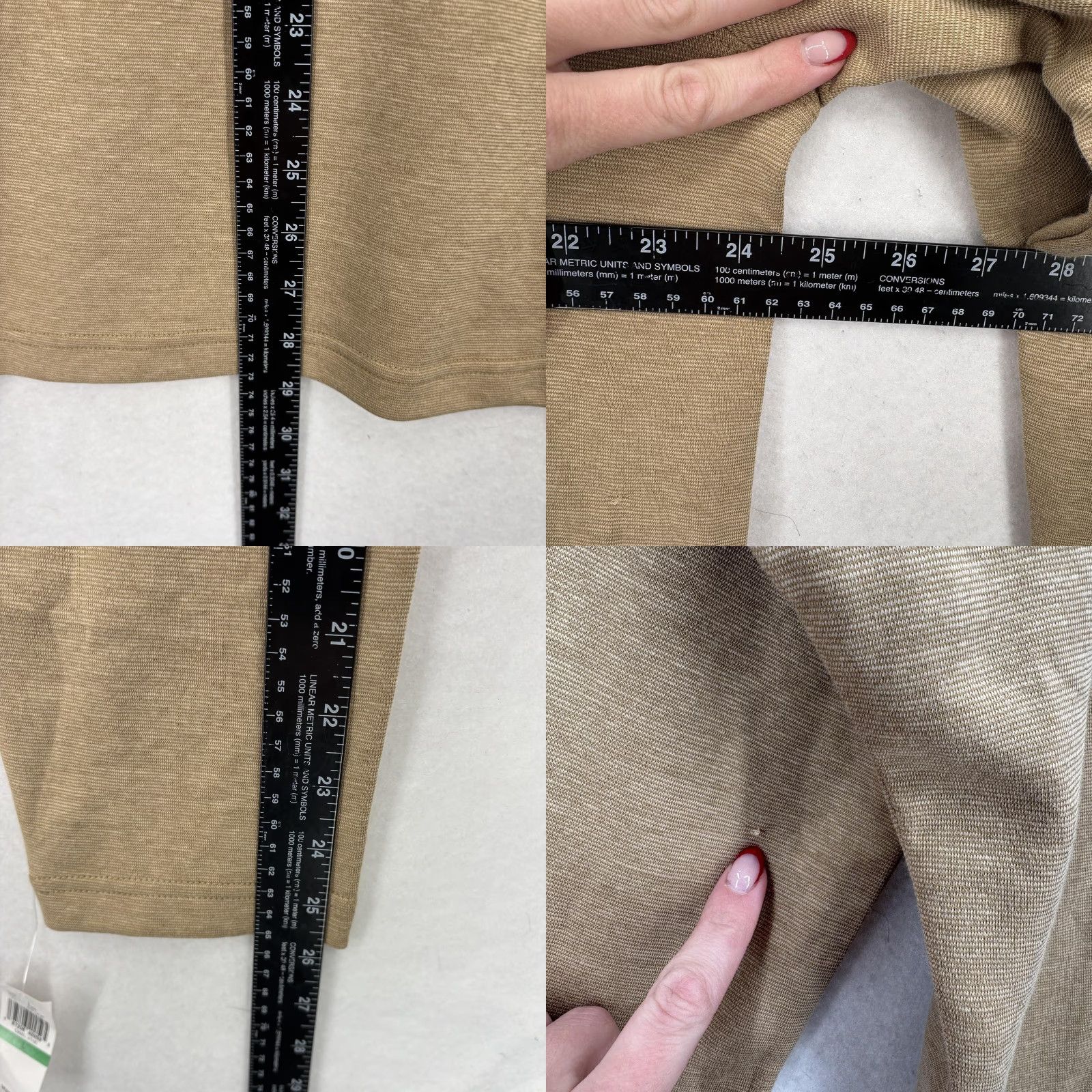 Izod VINTAGE Izod Sweater Mens Large Camel Heather Performance Luxury 1/4 Zip Pullover NWT Size US L / EU 52-54 / 3 - 8 Thumbnail