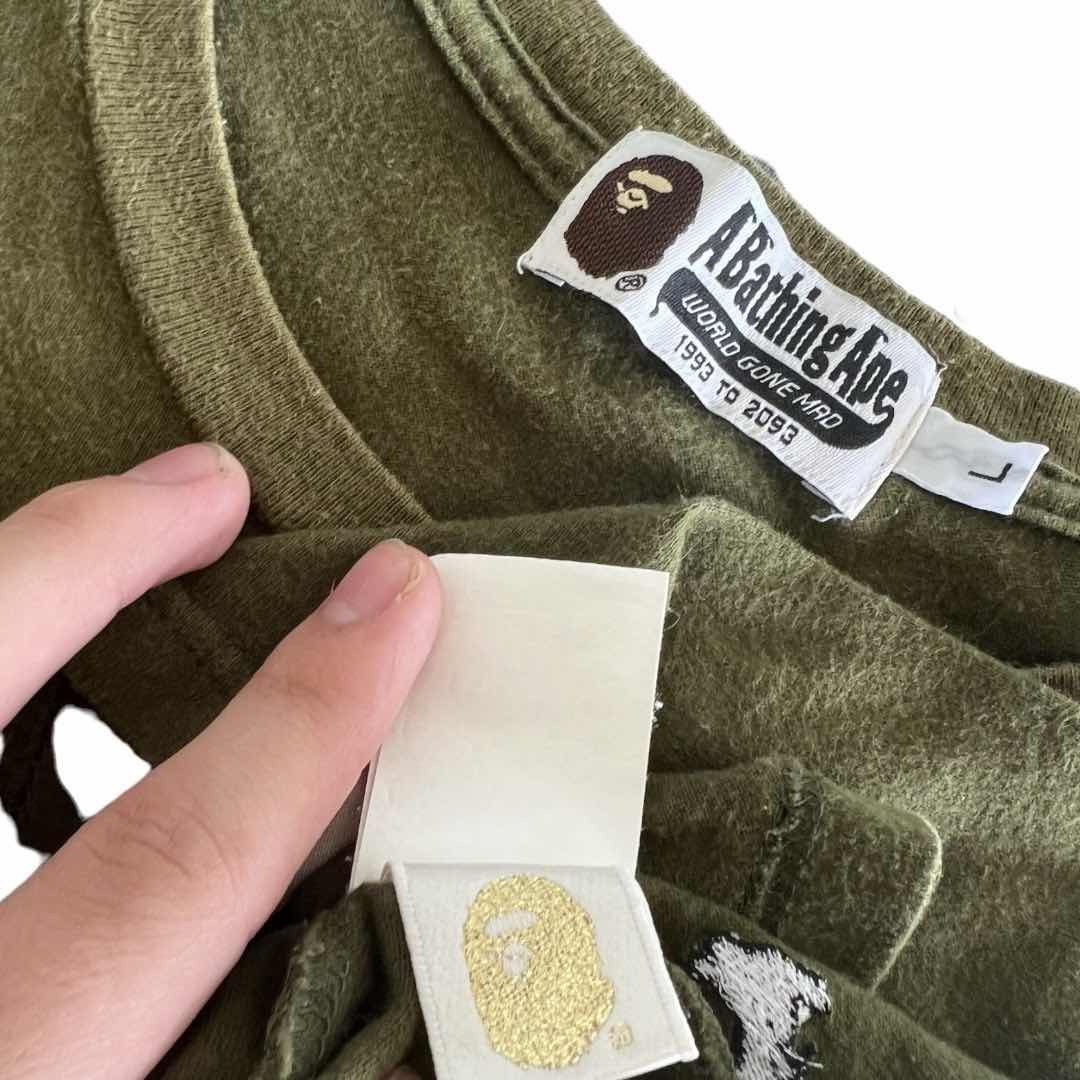 Bape × Nigo BAPE TSHIRT *RARE* Size US L / EU 52-54 / 3 - 4 Thumbnail