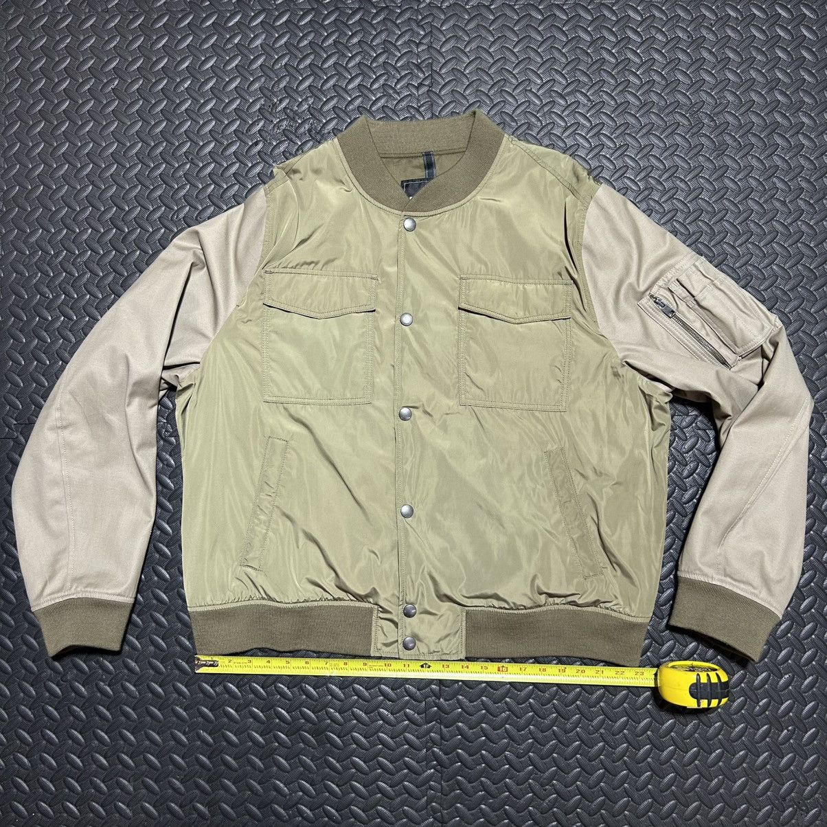 Express Express Military Bomber Style Jacket Olive Green Mens 2XL Size US XXL / EU 58 / 5 - 9 Thumbnail