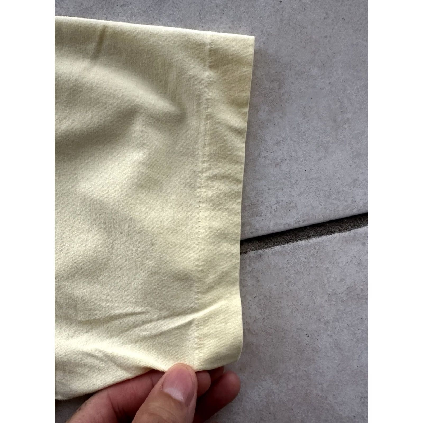 Vintage VINTAGE Polo Country Shirt Mens 90s Pocket Short Sleeve Yellow L USA Single Stitch Size US L / EU 52-54 / 3 - 5 Thumbnail