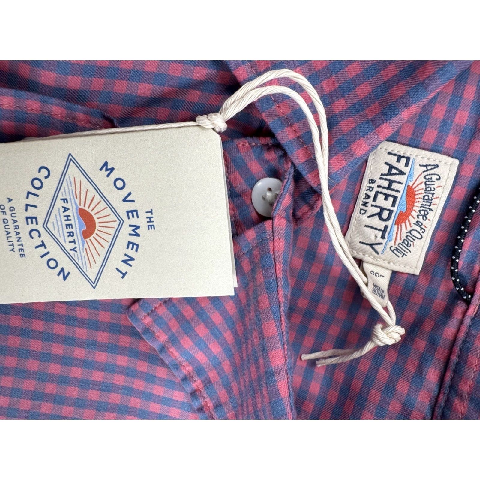 Faherty Faherty Plaid Check Movement Gingham Mens L Shirt Size US L / EU 52-54 / 3 - 4 Thumbnail