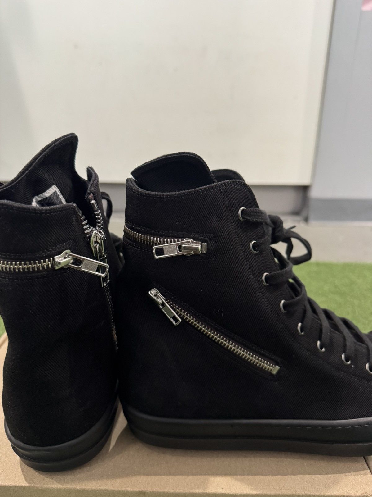 Rick Owens Rick Owens DRKSHDW Cargo High Triple Black Size US 11 / EU 44 - 4 Thumbnail