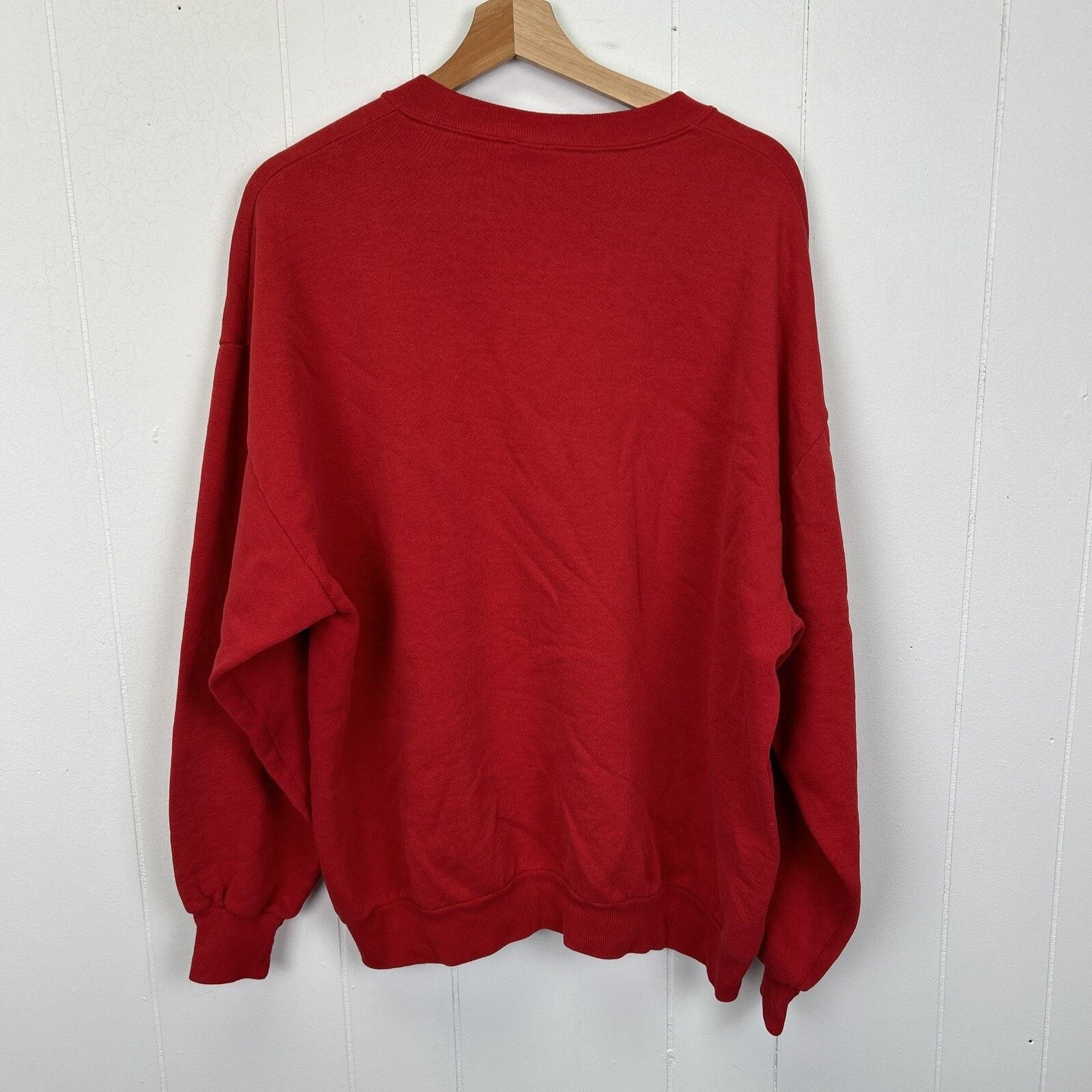 Jerzees Jerzees Vintage Red Crewneck Sweatshirt Pullover Size 2XL Size US XXL / EU 58 / 5 - 6 Thumbnail