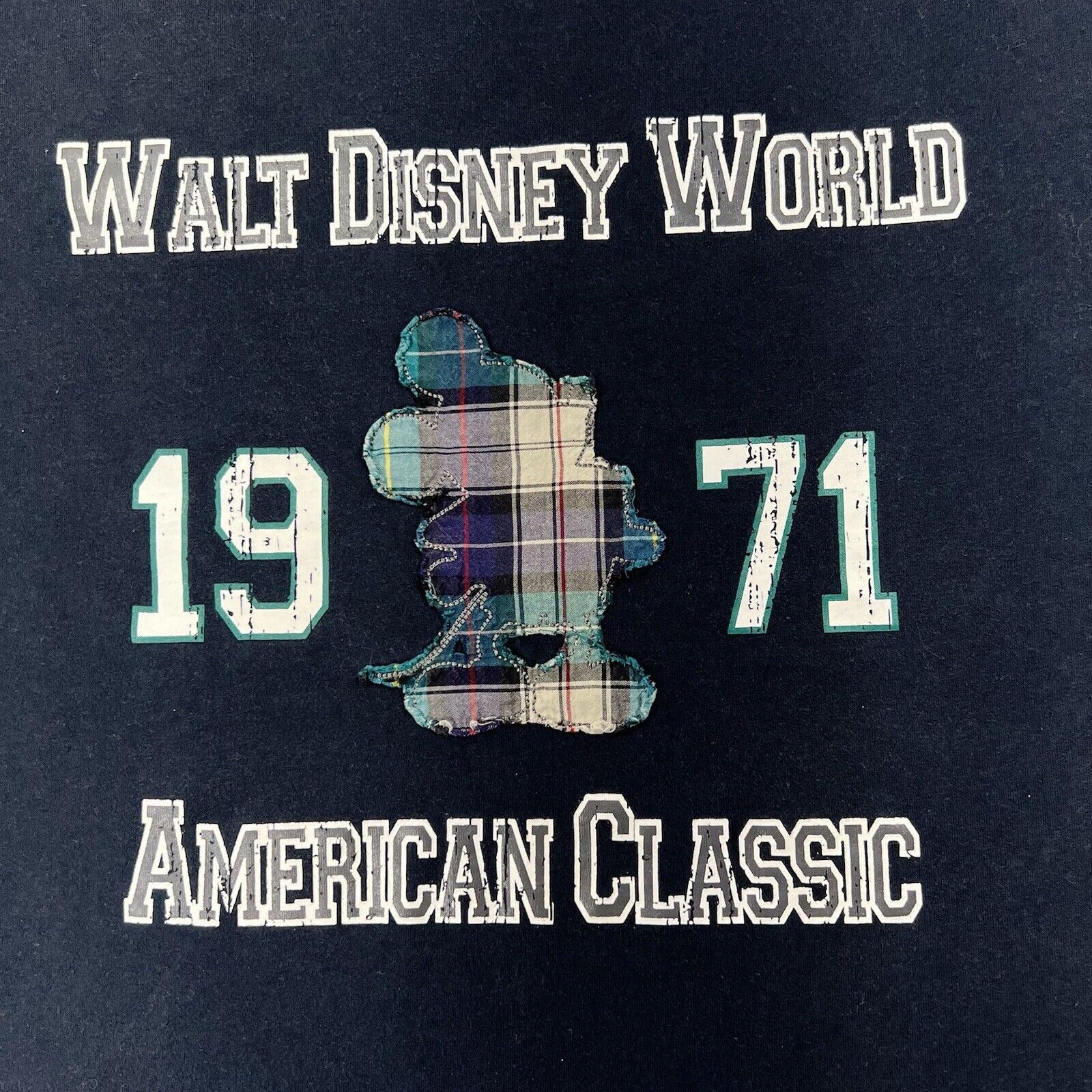 Disney Walt Disney World Blue American Classic 1971 Graphic Tee Size US XL / EU 56 / 4 - 3 Thumbnail