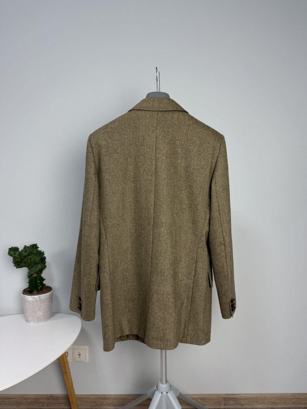 Max Mara Max Mara Coat Pure Virgin Wool Blazer Brown Italy Size M / US 6-8 / IT 42-44 - 7 Thumbnail