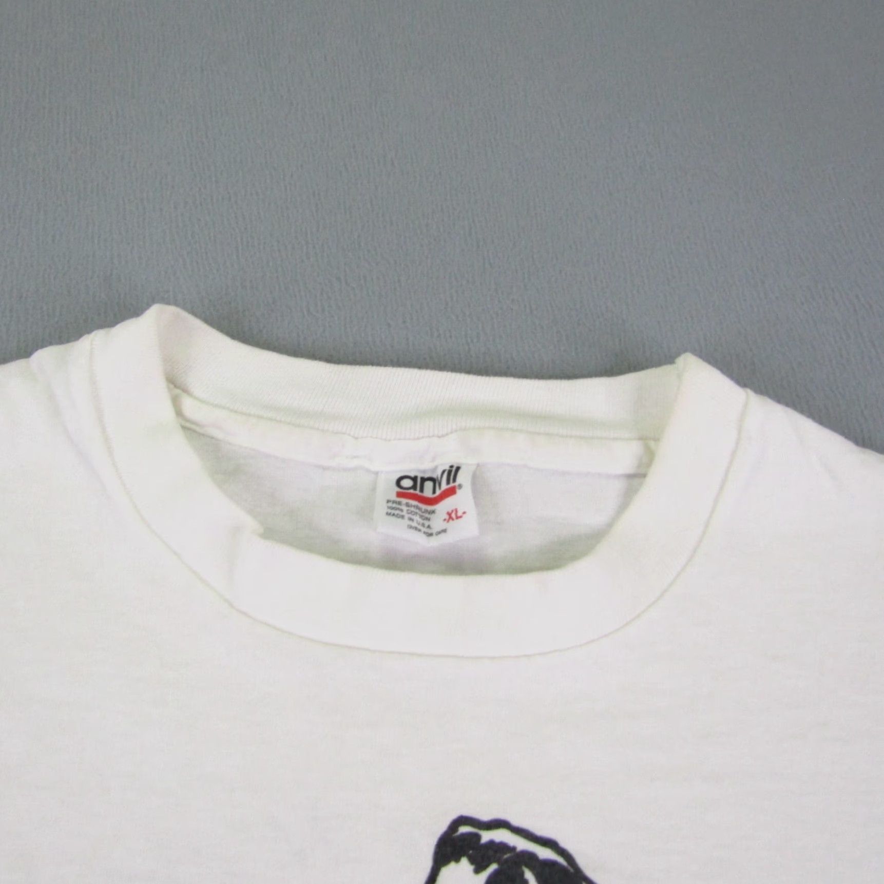Anvil VINTAGE North Western Shirt Mens XL White Graphic Print 90s Music Outdoor T-Shirt Size US XL / EU 56 / 4 - 2 Thumbnail