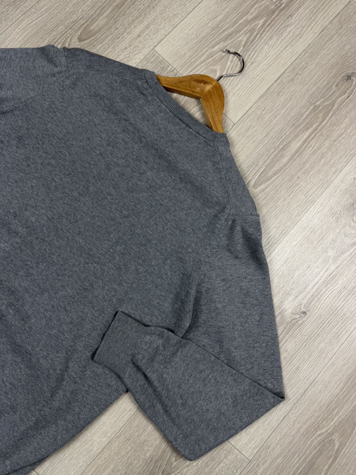 Barbour Barbour Gray Crewneck Sweater Size M Size US M / EU 48-50 / 2 - 9 Thumbnail