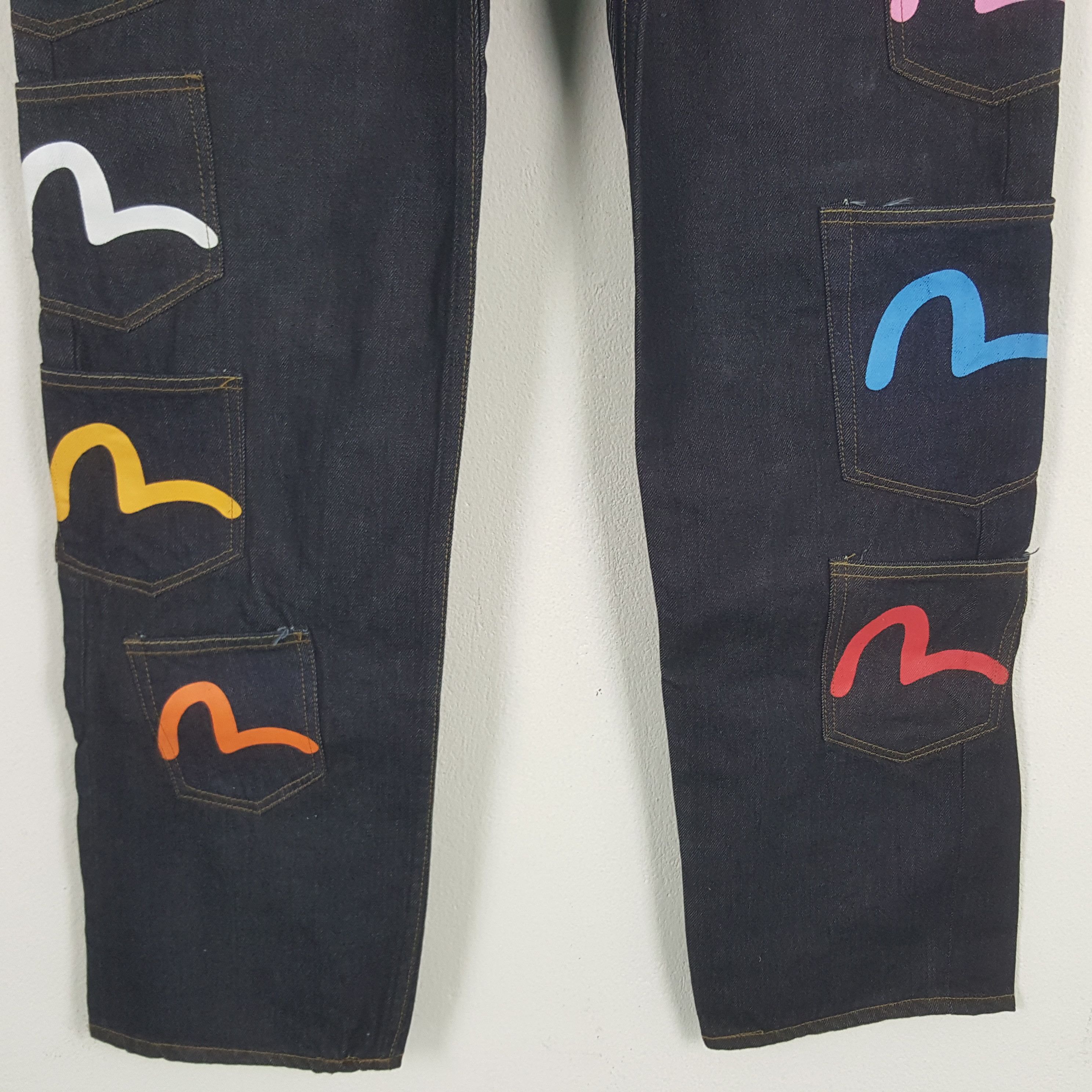Japanese Brand Vintage Evisu Japanese Brand Daicock Denim Jeans C280N26 Size US 34 / EU 50 - 6 Thumbnail