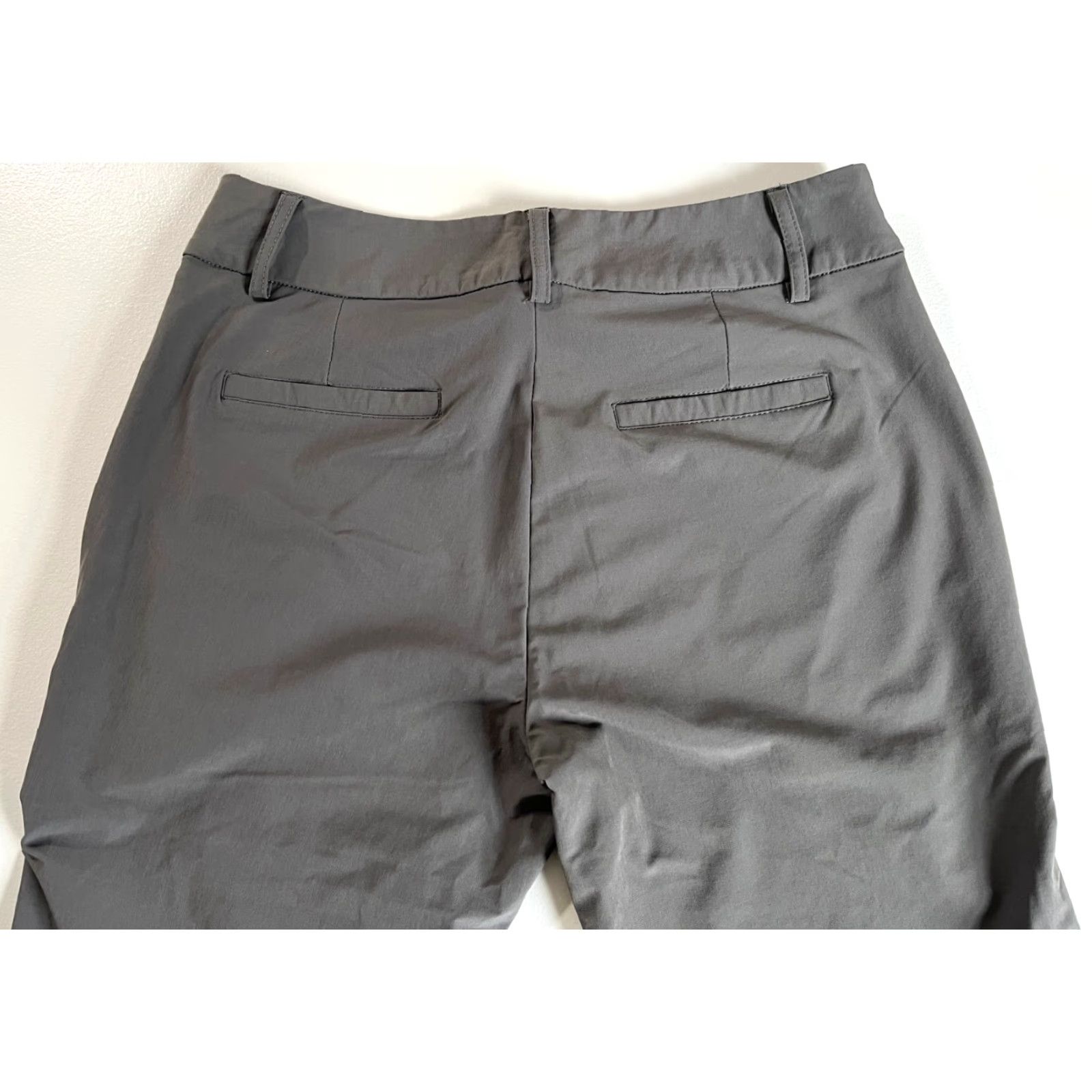 Vintage Abendroth Golf Women's The Peggy Pant Professional Jogger Sz 2 Gray Nylon Blend Pockets Zip Pocket Moisture Wicking 28 in Inseam 28in Tapered 88 Size 26" / US 2 / IT 38 - 4 Thumbnail