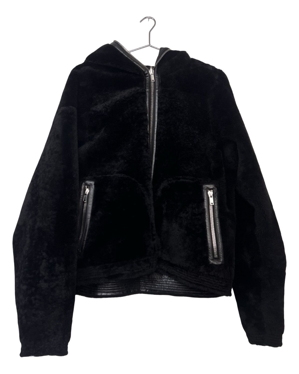Rick Owens Rick owens leather / shearling reversible hoodie Size US S / EU 44-46 / 1 - 8 Thumbnail
