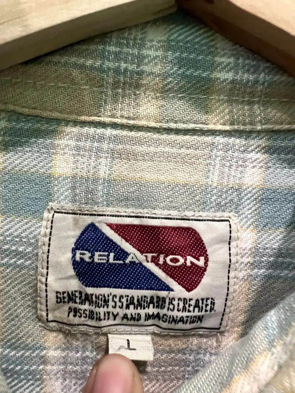 Flannel Japanese Brand Relation Plaid Tartan Flannel Shirt Size US L / EU 52-54 / 3 - 4 Thumbnail