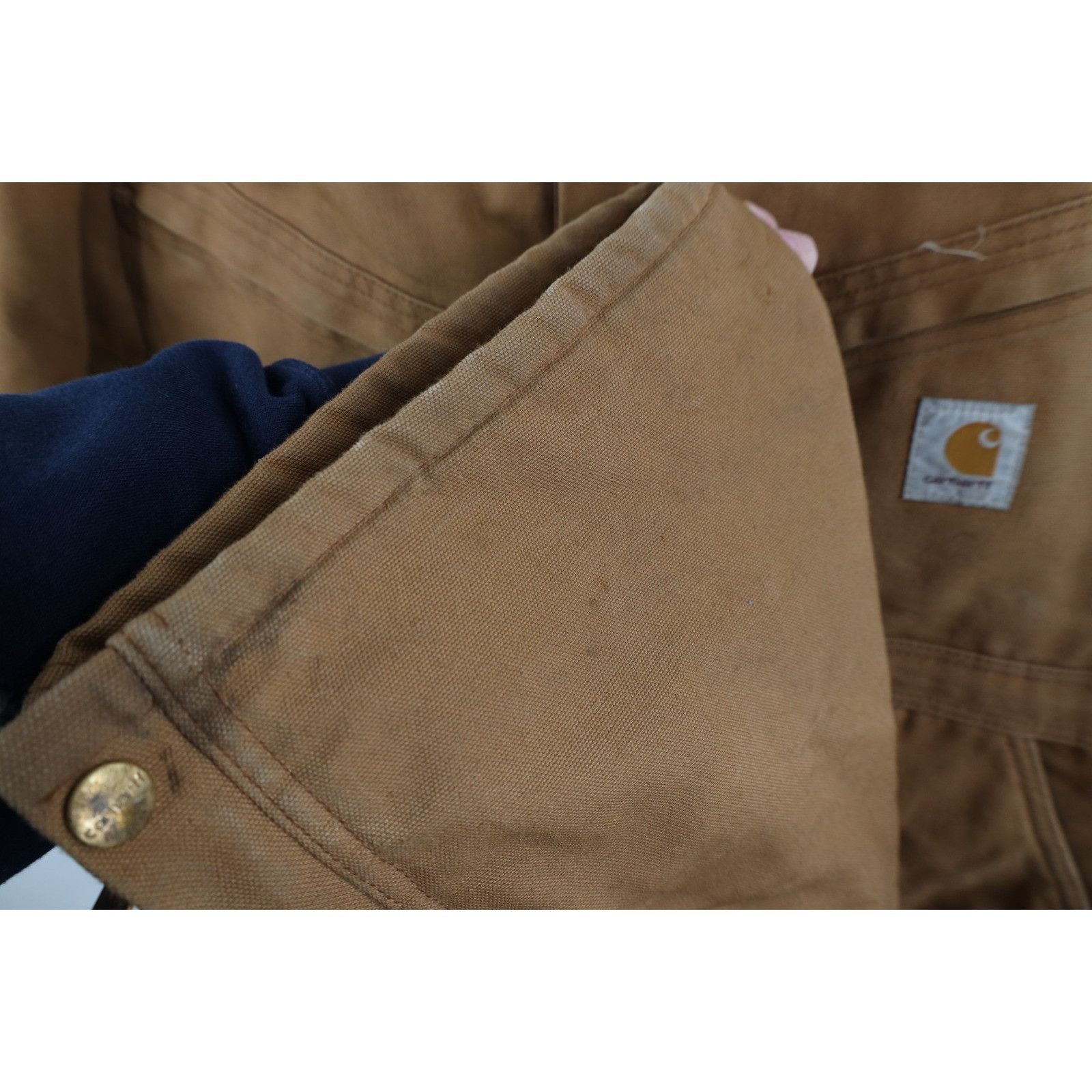 Carhartt Vintage 80s Carhartt Distressed Quilted Canvas Coveralls Size US 44 / EU 60 - 14 Thumbnail