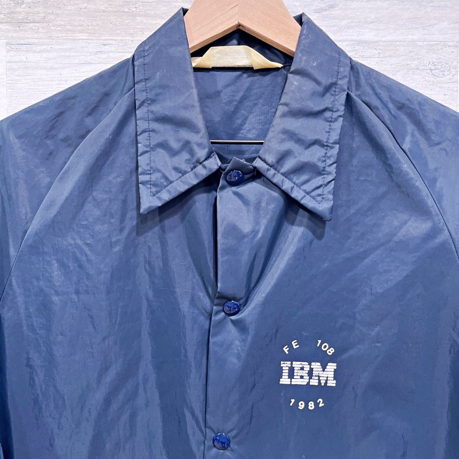 O'Neill × Other × Vintage Vintage 80s IBM Employee Windbreaker Jacket Navy Blue Men XL Size US XL / EU 56 / 4 - 2 Thumbnail