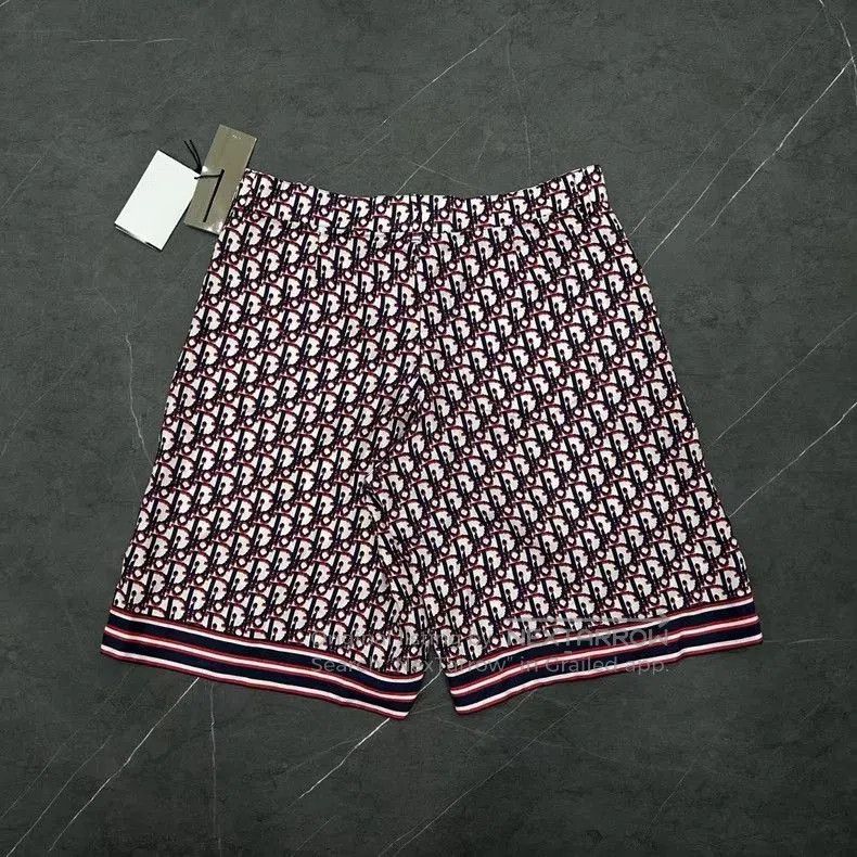 Dior Dior Logo Print Silk Shorts. Size US 36 / EU 52 - 2 Thumbnail