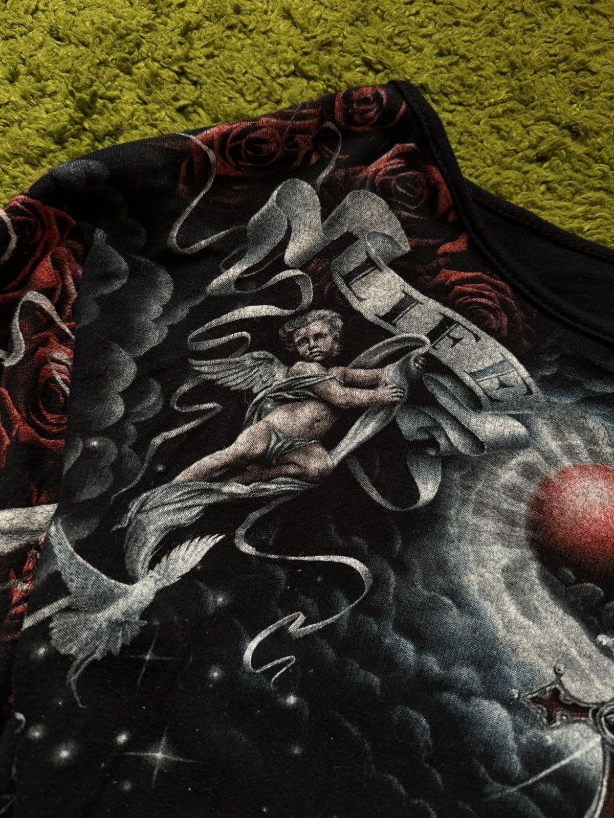 If Six Was Nine Spiral 2000s vintage gothic opium Y2K style longsleeve Size XXL / US 16-18 / IT 52-54 - 3 Thumbnail