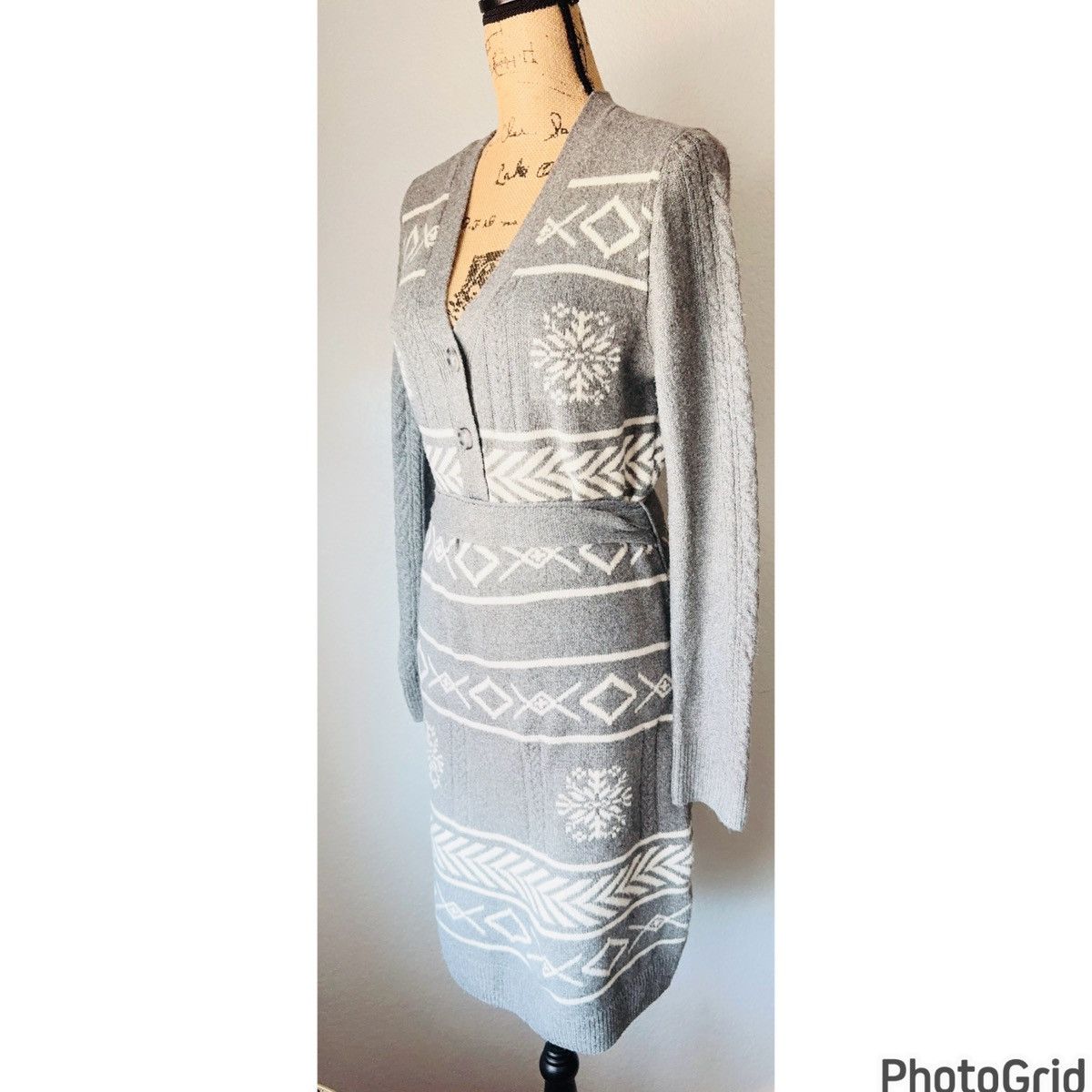 Lucky Brand Sweater Dress Size L / US 10 / IT 46 - 4 Thumbnail