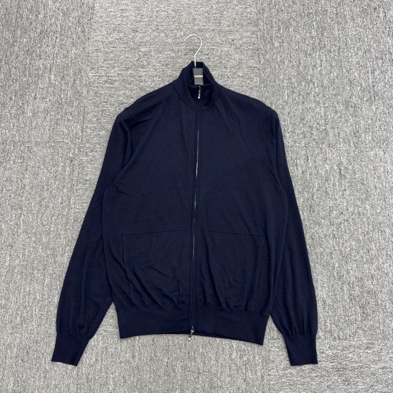 Loro Piana LORO PIANA Solid color zipper wool jacket Size US M / EU 48-50 / 2 - 1 Thumbnail