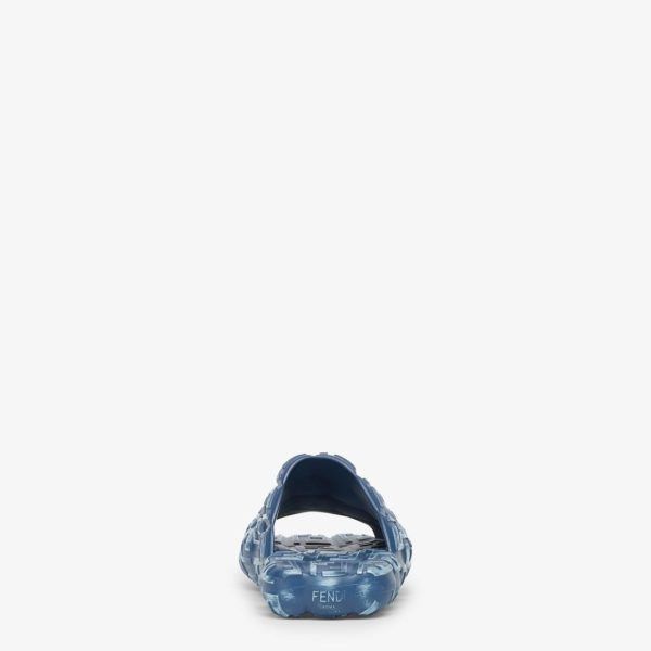 Fendi o1loc1c0824 Cloud Slides in Blue Size US 8 / EU 41 - 3 Thumbnail