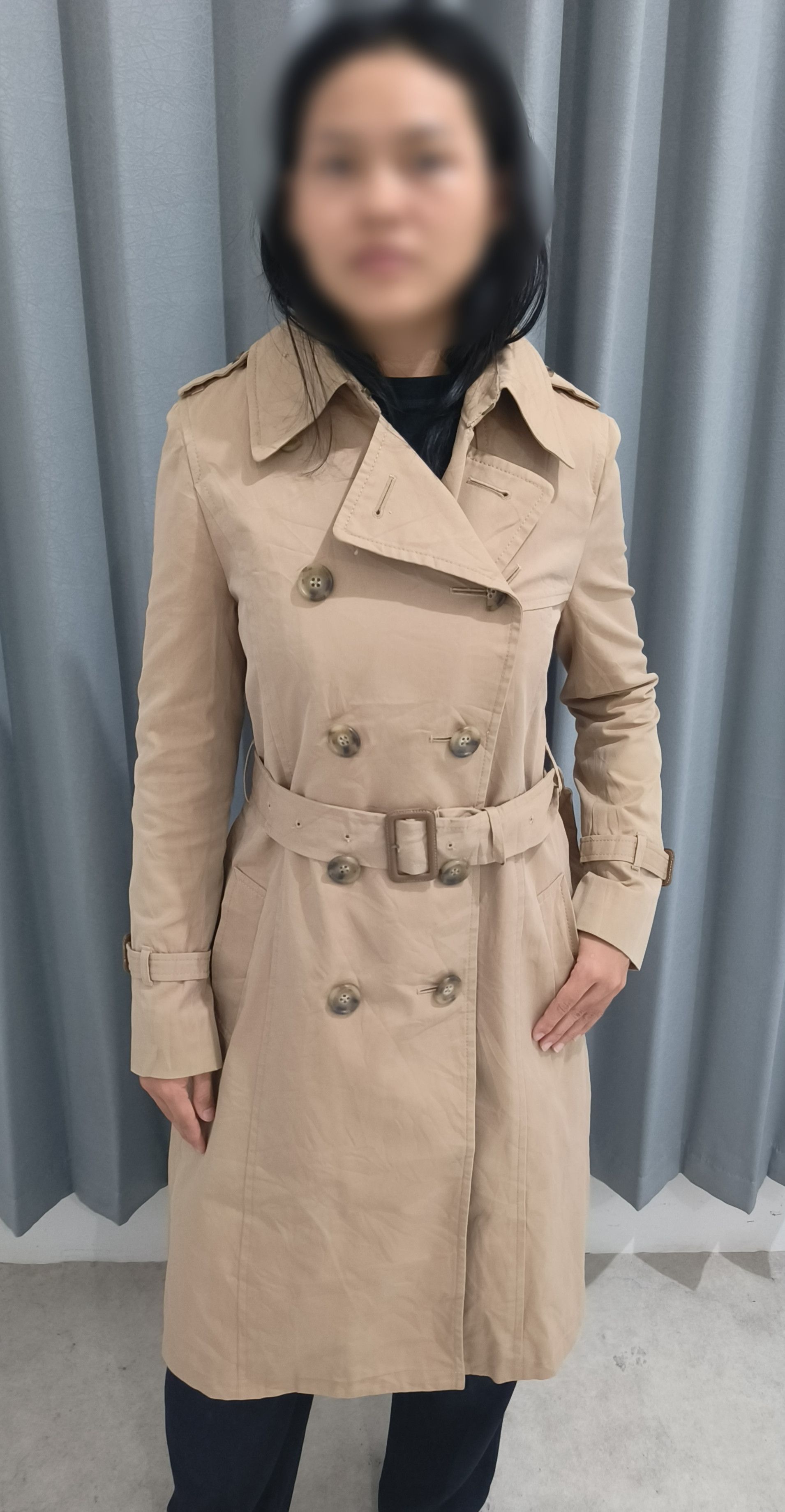United Arrows UNITED ARROWS Tokyo Japanese Luxury Women's Trench Spy Coat Size M / US 6-8 / IT 42-44 - 6 Thumbnail