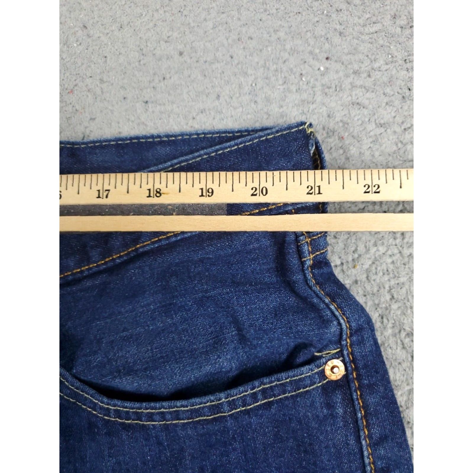 Levi's Levis Mens 505 Straight Leg Jeans 42x32 Blue Extra Large Casual Denim Pants Size US 42 / EU 58 - 4 Thumbnail