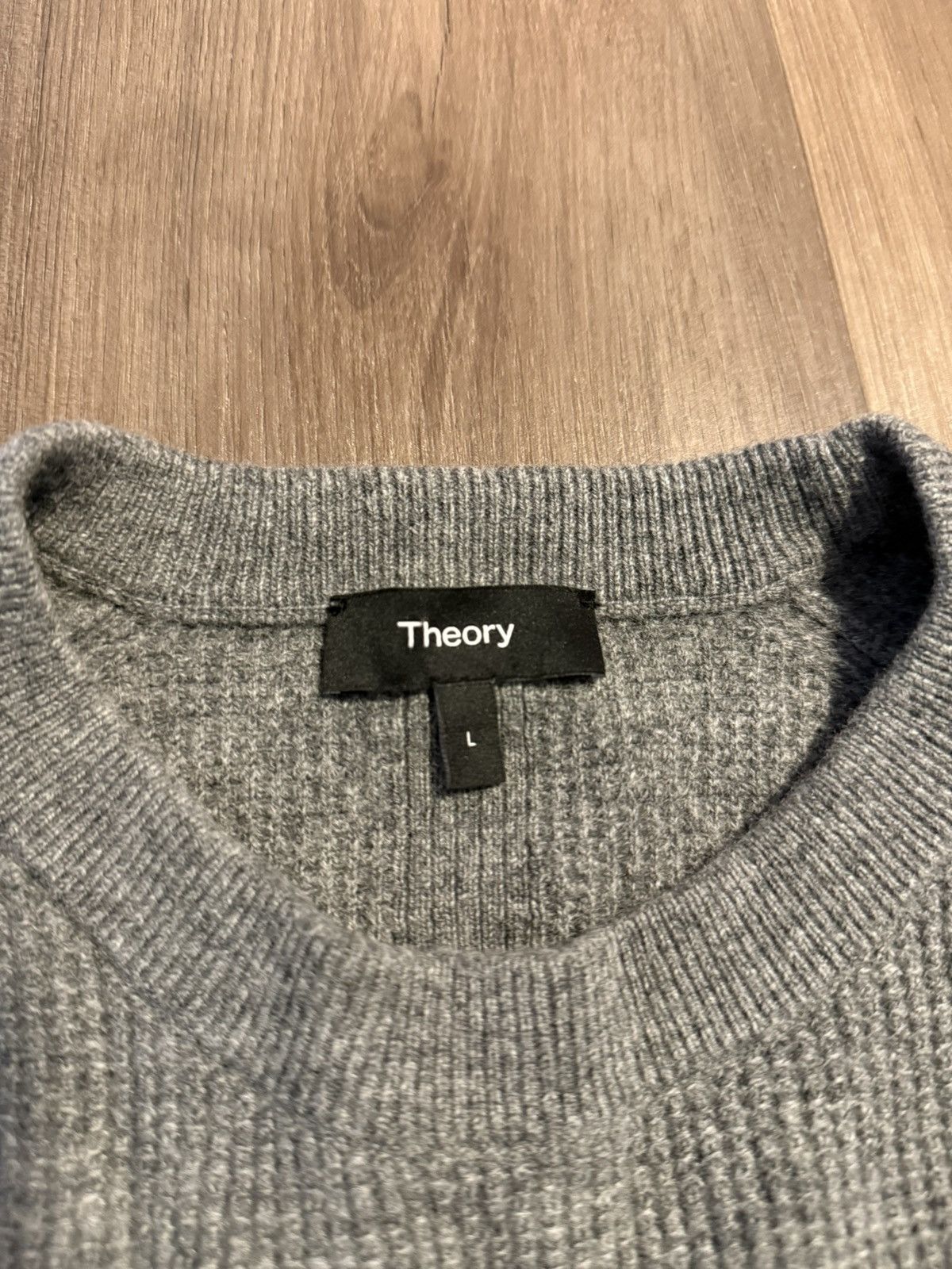 Theory Theory Wool Cashmere Blend Sweater Size US L / EU 52-54 / 3 - 2 Thumbnail