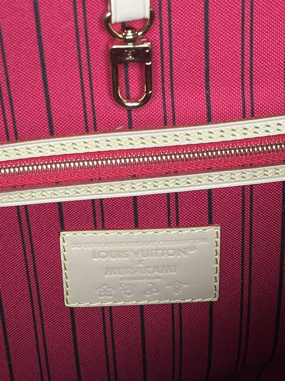 Louis Vuitton Louis Vuitton X Takashi Murakami Neverfull Cherry Size ONE SIZE - 7 Thumbnail