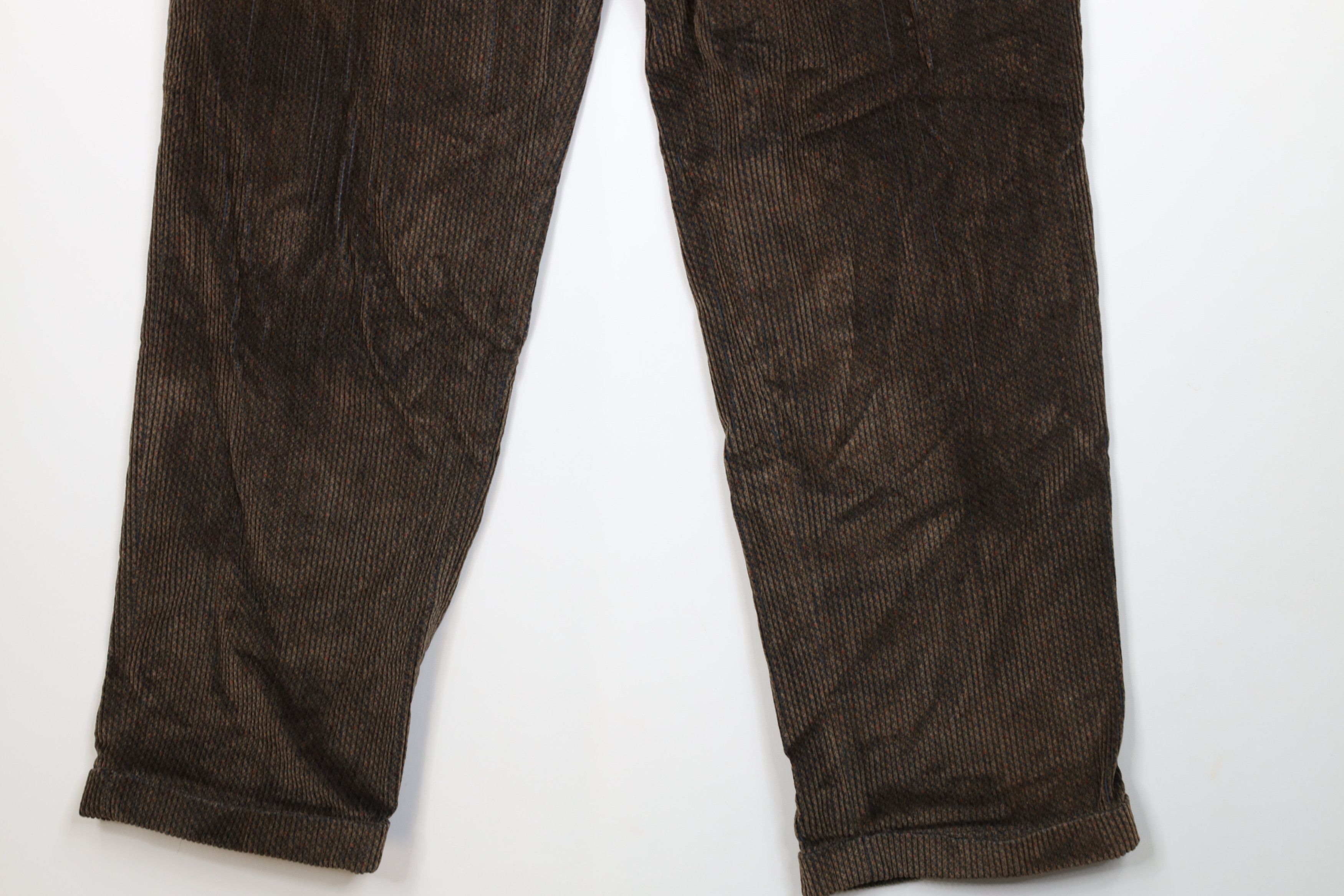 Vintage Vintage 90s Streetwear Rainbow Fleck Wide Leg Corduroy Pants Size US 36 / EU 52 - 4 Thumbnail