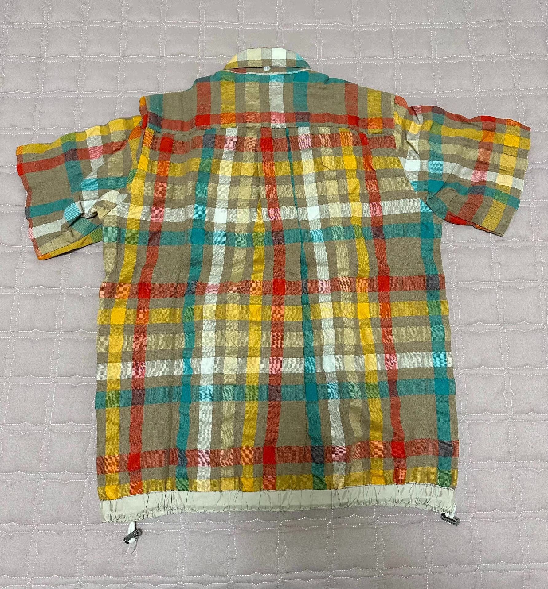 Sacai Acai Color Plaid Short Sleeve Size US M / EU 48-50 / 2 - 4 Thumbnail