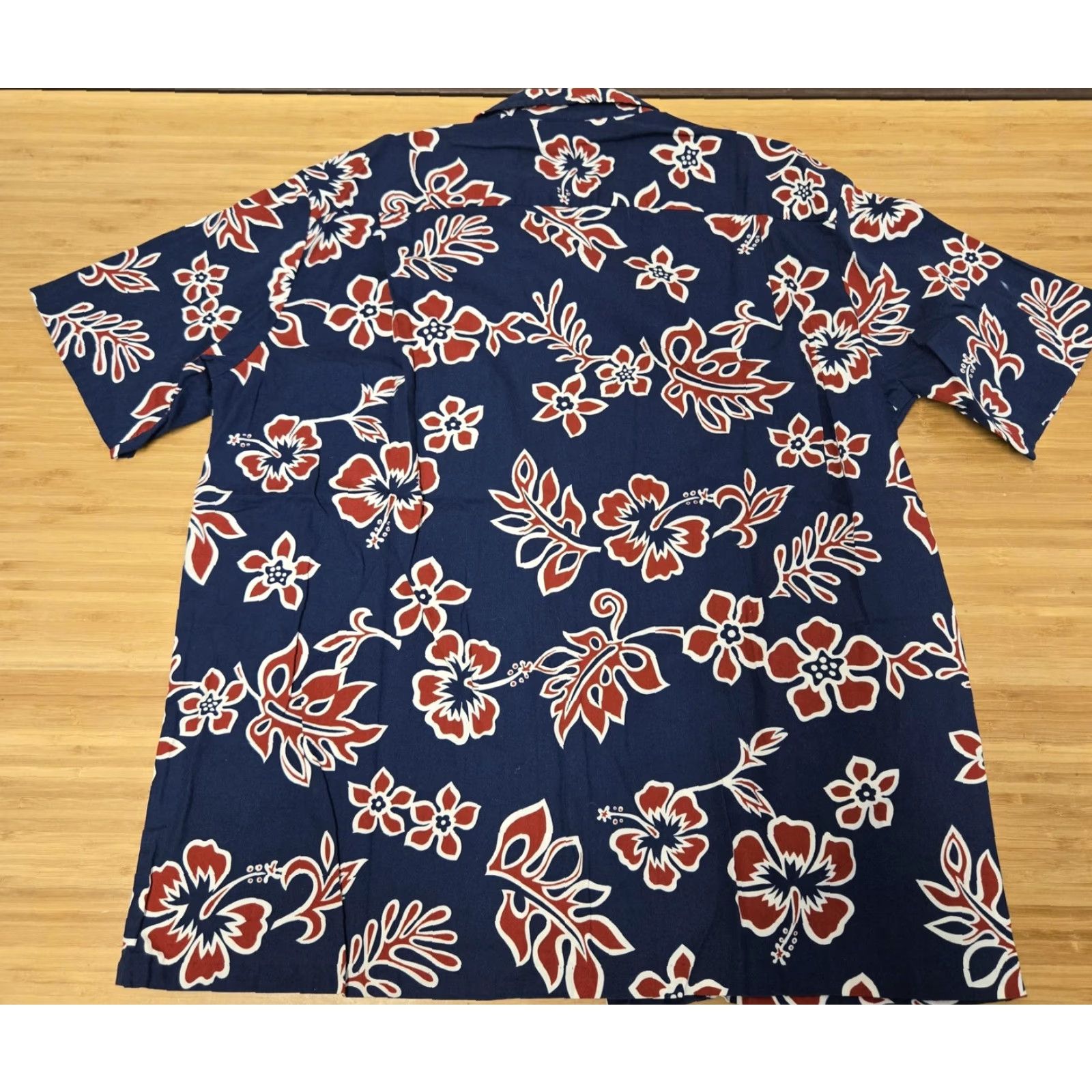 Vintage VINTAGE Royal Creations Shirt Mens XL Navy Hawaiian Floral Button Up Made in Hawaii Size US XL / EU 56 / 4 - 5 Thumbnail