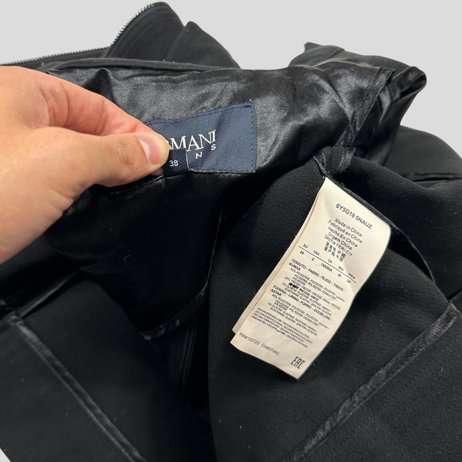 Armani Armani Jeans 00’s Cropped Jacket - IT38 (UK6) Size XS / US 0-2 / IT 36-38 - 8 Thumbnail