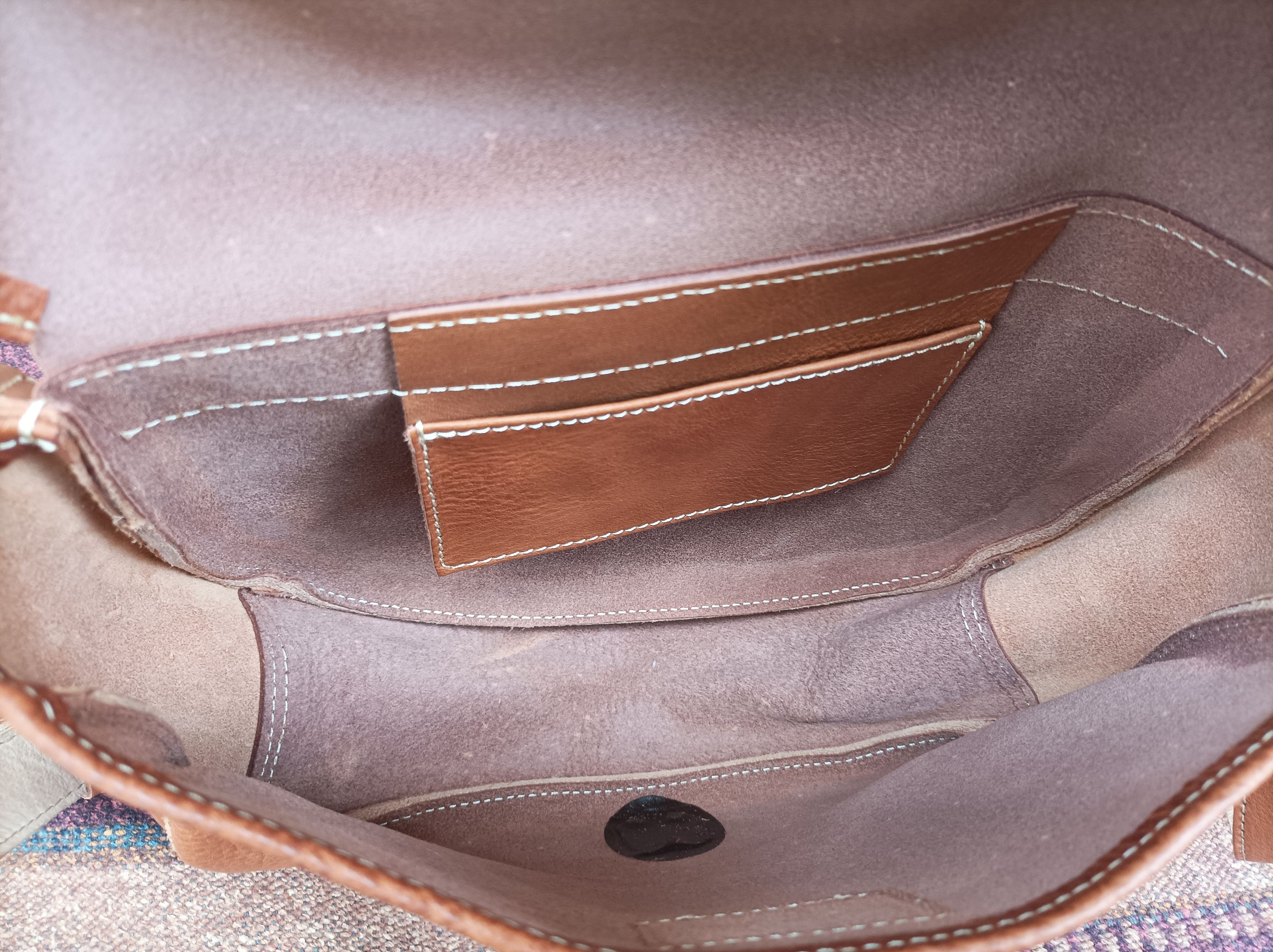 Japanese Brand (B48) Parley Tokyo Japanese Brand Leather Crossbody Bag Size ONE SIZE - 17 Thumbnail