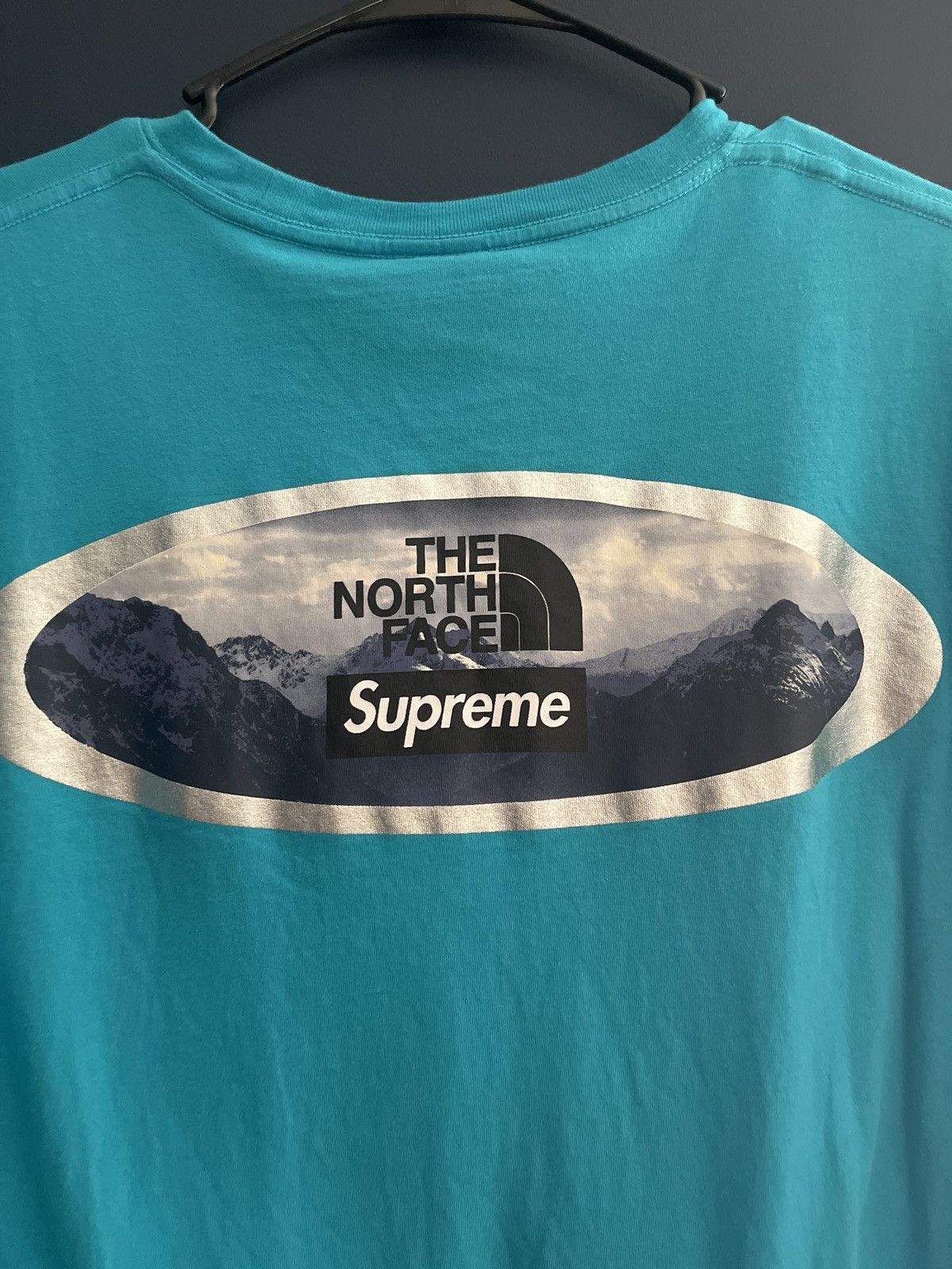 Supreme × The North Face The North Face Supreme Mountains Tee Size US M / EU 48-50 / 2 - 3 Thumbnail
