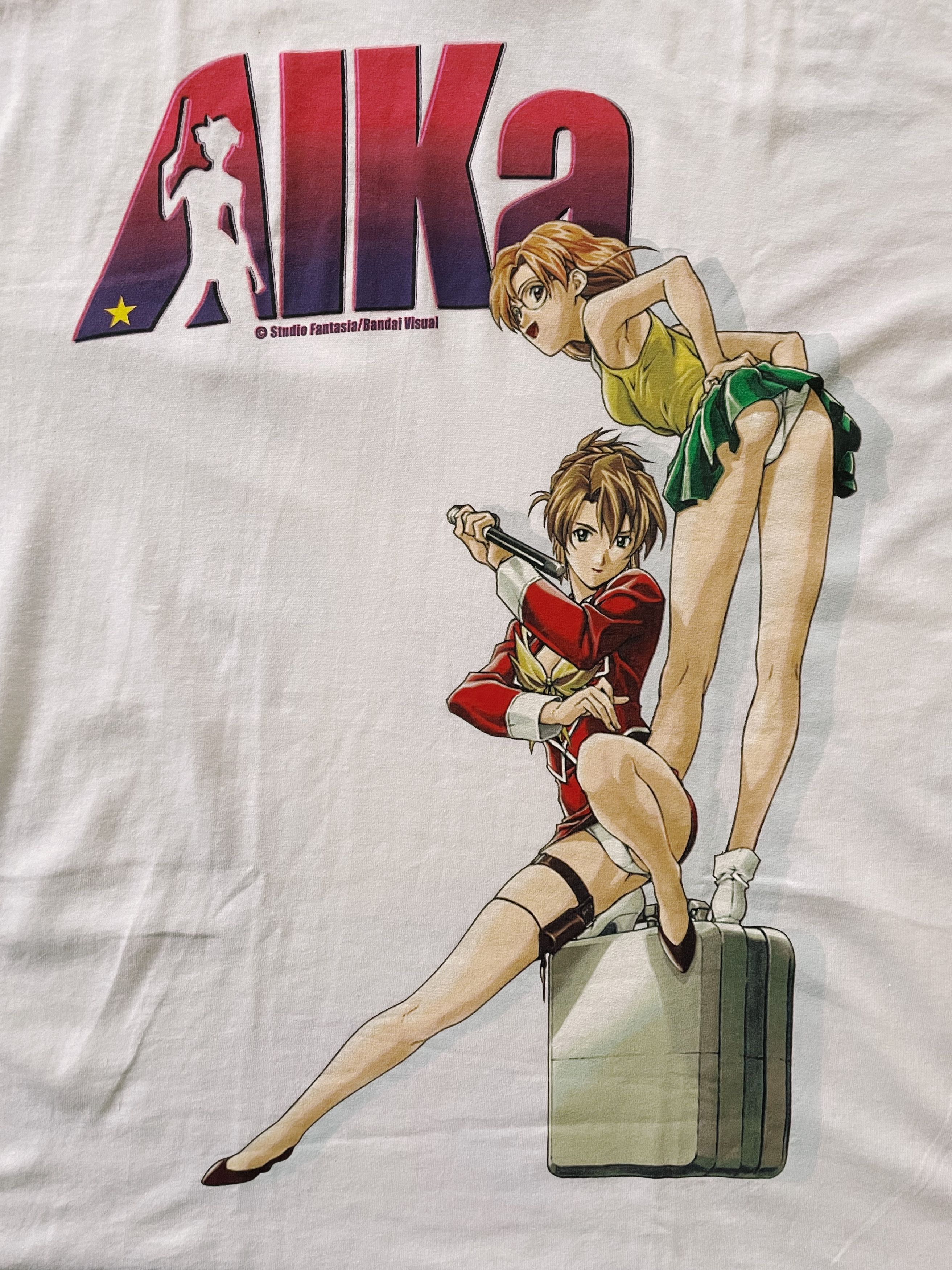Japanese Brand × Vintage Vintage 1997 Agent Aika Screen Stars Promo T-shirt White Size US M / EU 48-50 / 2 - 3 Thumbnail