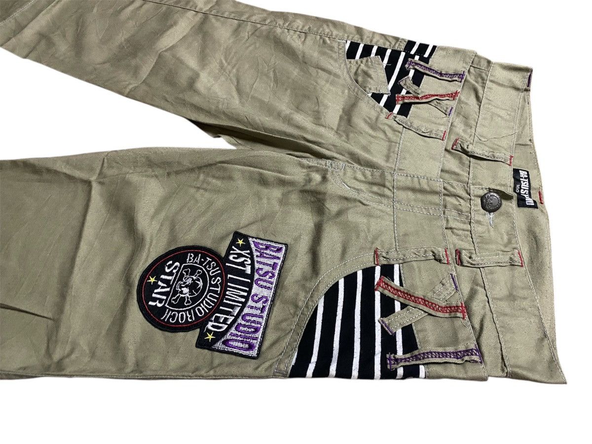 Japanese Brand Bat-su Studio Cropped Pants Streetwear Fashion Size US 30 / EU 46 - 4 Thumbnail