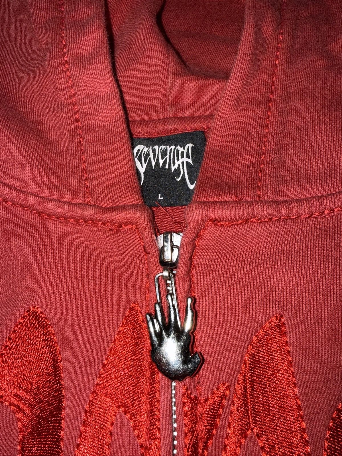 Revenge X KILL CONTRAST ZIP HOODIE Size US L / EU 52-54 / 3 - 1 Thumbnail