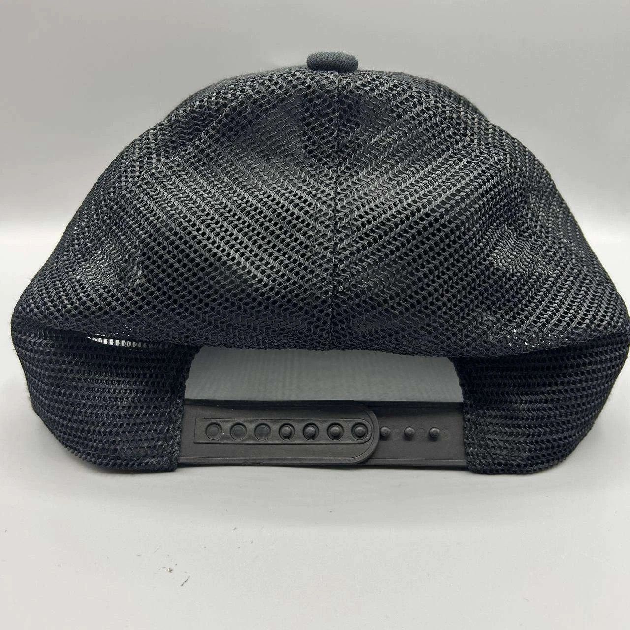Adidas Adidas Trucker Hat Men Black Embroidered Snap Back Cotton Size ONE SIZE - 4 Thumbnail