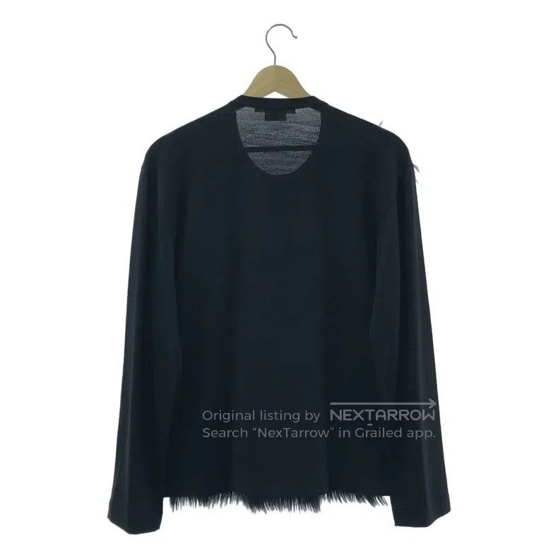 Comme des Garcons Comme Des Garcons Black Wool Knit Fur Collar Sweater Top Size M / US 6-8 / IT 42-44 - 2 Thumbnail