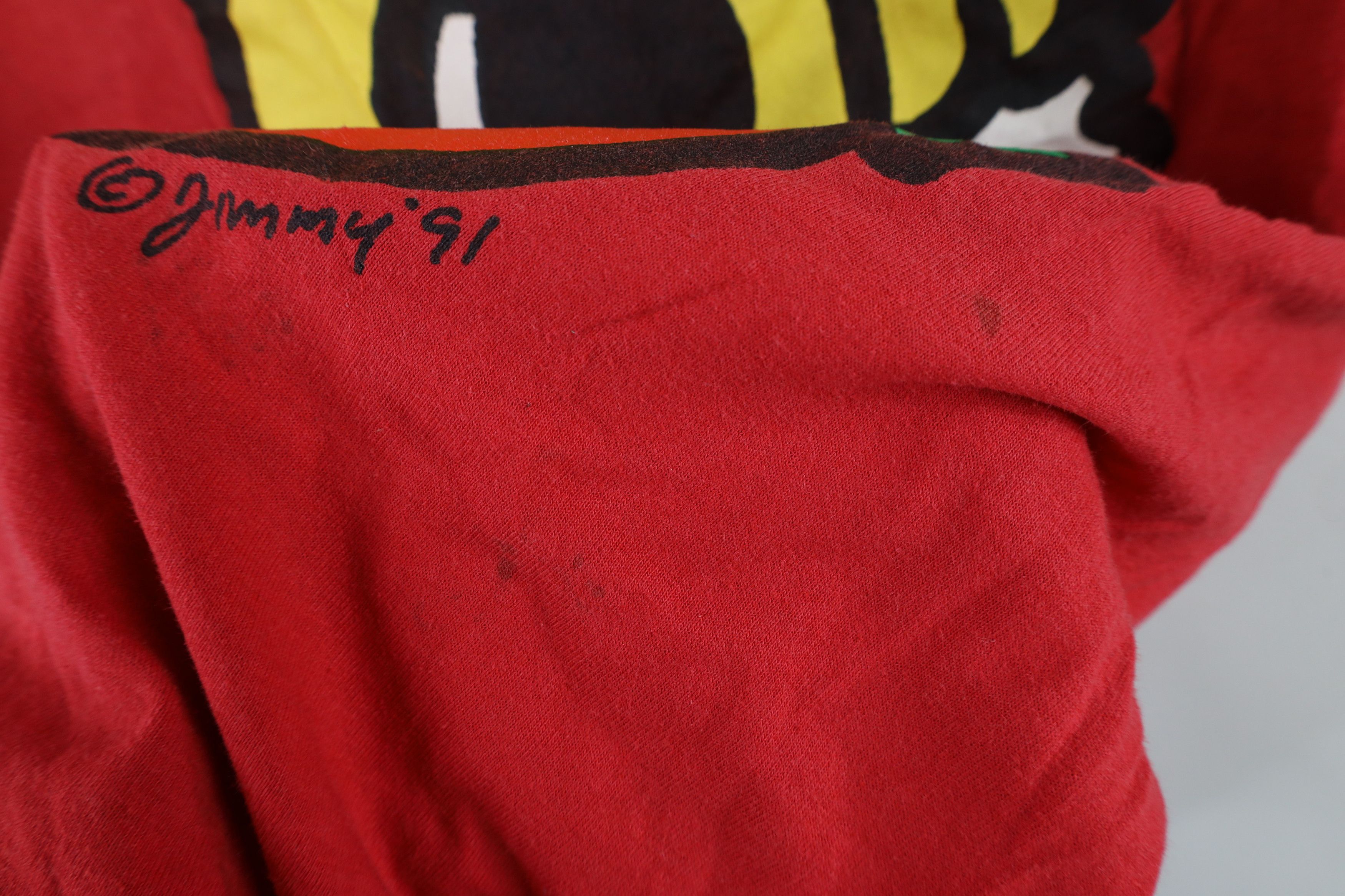 Vintage Vintage 90s Streetwear Dog Stocking Night Sleep T-Shirt USA Size ONE SIZE - 10 Thumbnail
