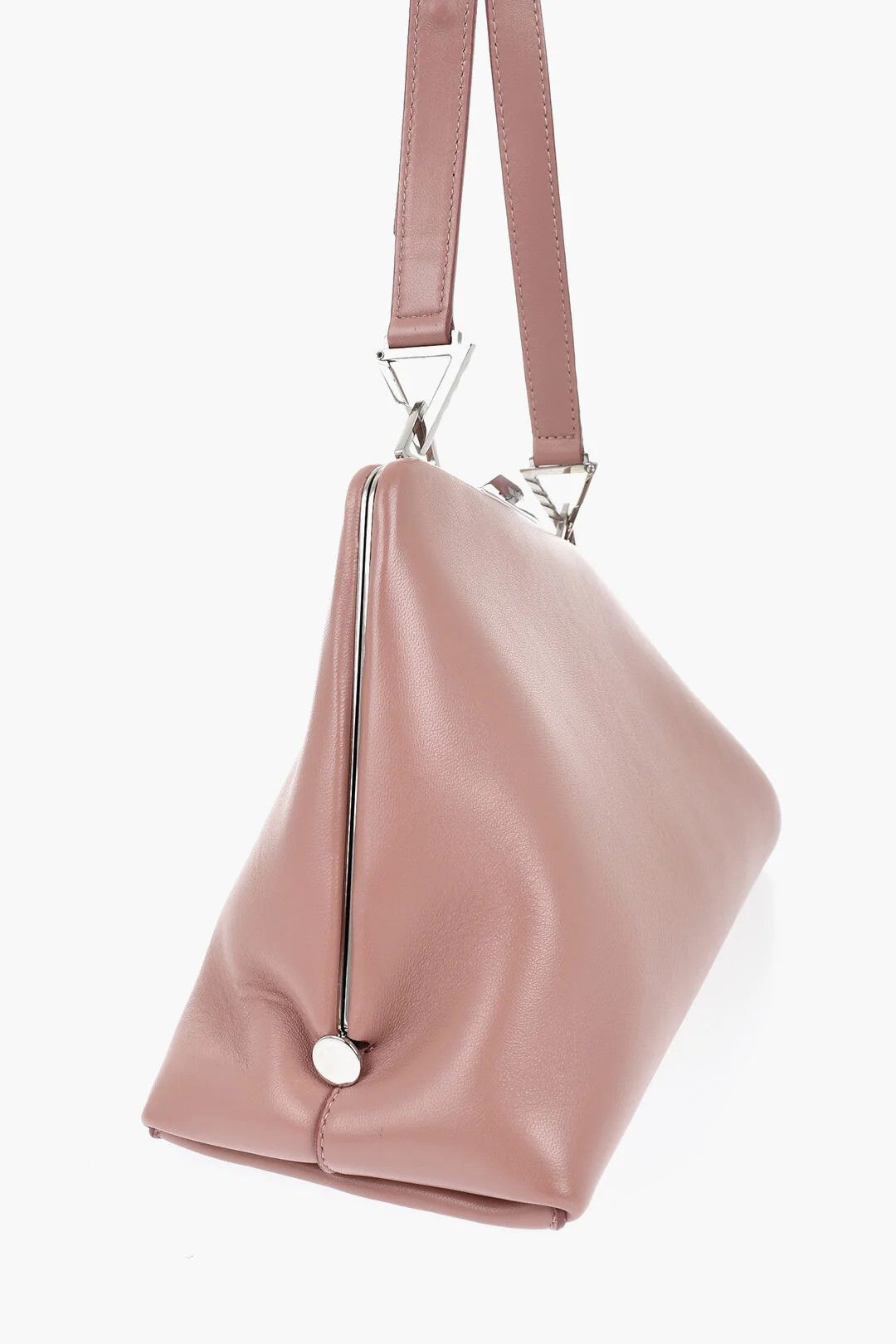 The Attico og1mm0426 Size: OS / Leather Shoulder Bag in Pink Size ONE SIZE - 2 Thumbnail