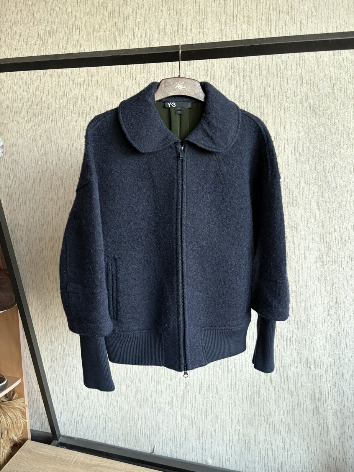 Yohji Yamamoto Yohji Yamamoto By Adidas 06/15 Wool Bomber Size M / US 6-8 / IT 42-44 - 2 Thumbnail