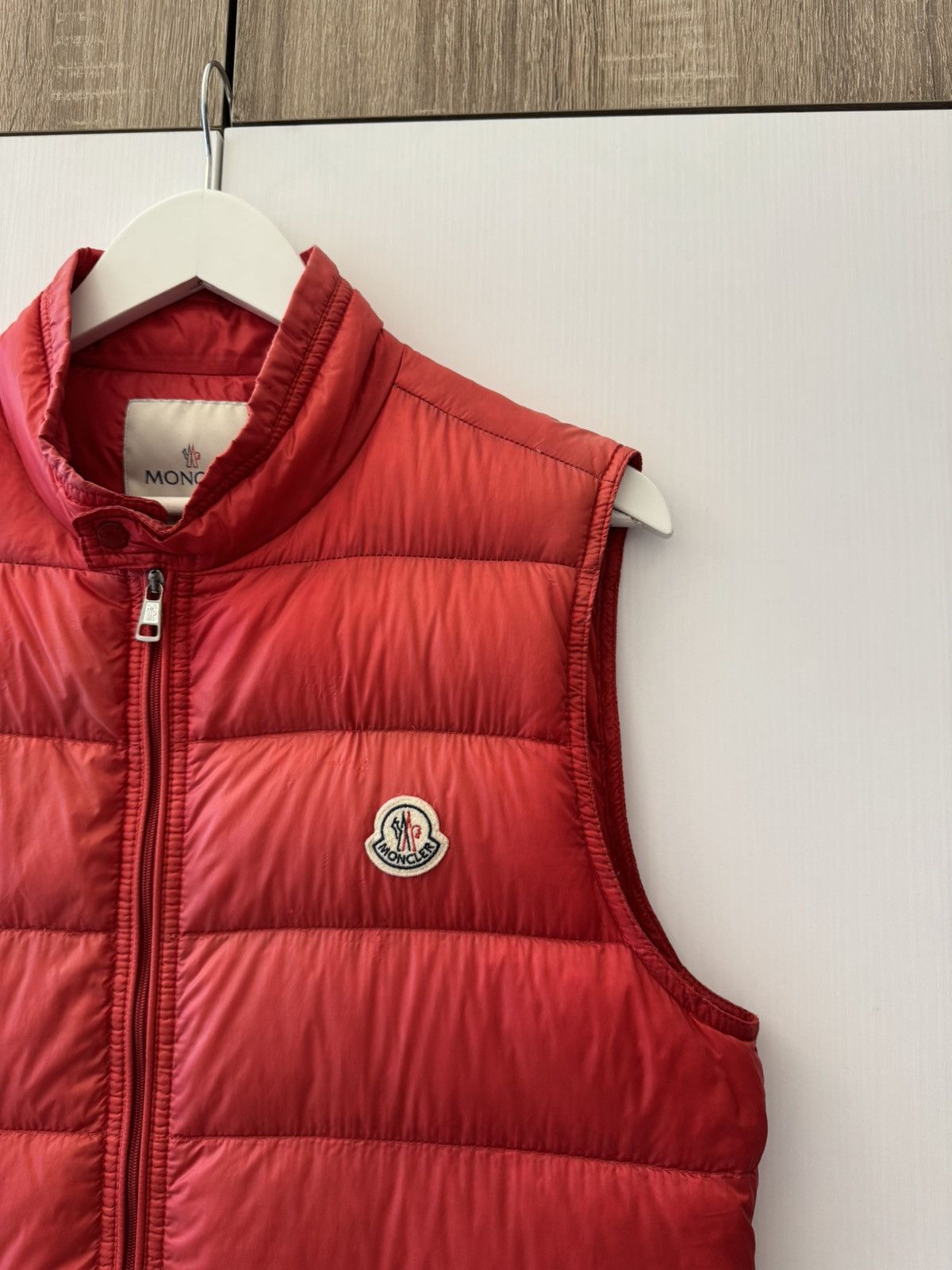 Moncler Moncler Gui Down Vest Red Gilet Size US M / EU 48-50 / 2 - 3 Thumbnail