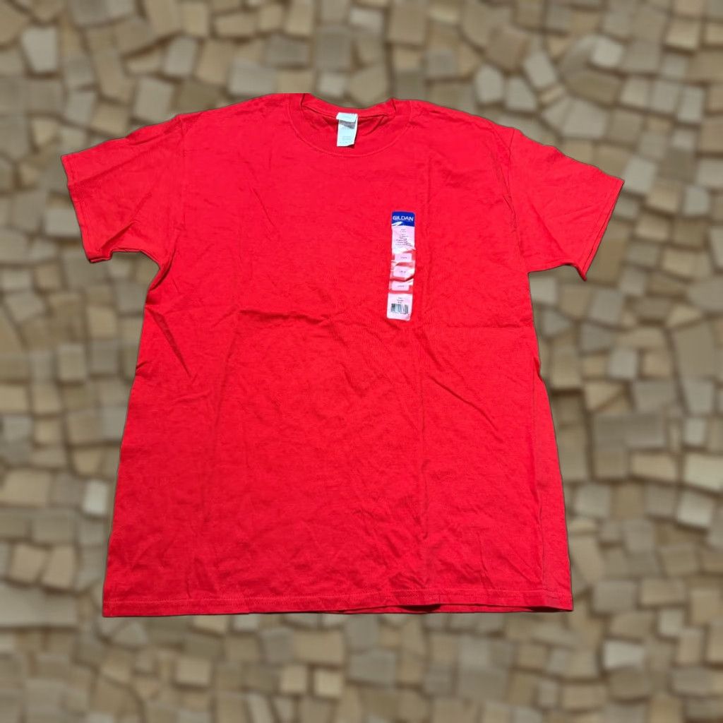 Gildan Gildan Shirts Men L Red Crew Neck Short Sleeve Basic Tees Casual Size US L / EU 52-54 / 3 - 1 Thumbnail