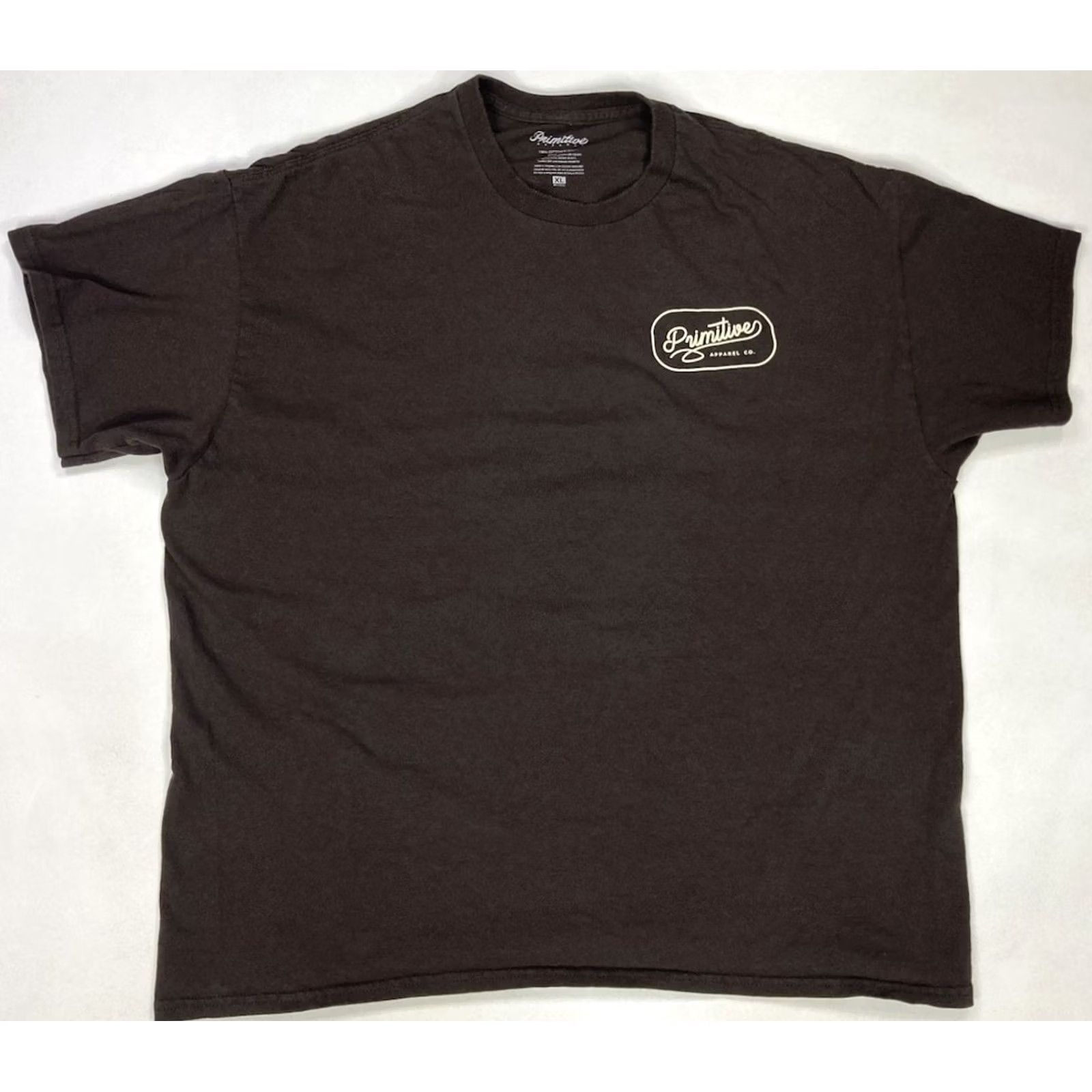 Primitive VINTAGE Primitive Apparel Logo Graphic T-shirt Men XL Brown Short Sleeve Size US XL / EU 56 / 4 - 3 Thumbnail