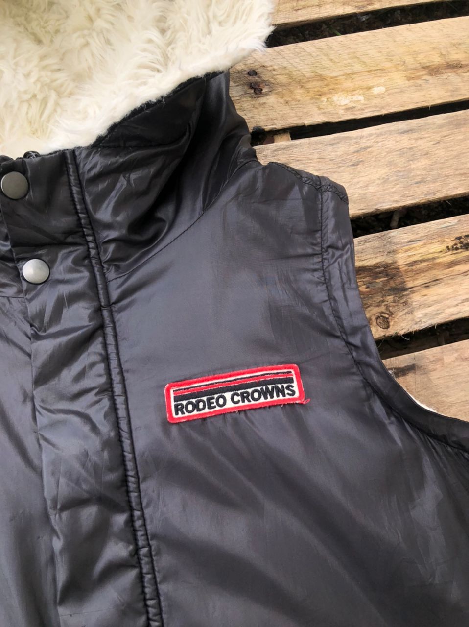 If Six Was Nine × Japanese Brand Ifsixwasnine Style Rodeo Crowns Fur Reversible Vests Hooded Size US S / EU 44-46 / 1 - 7 Thumbnail