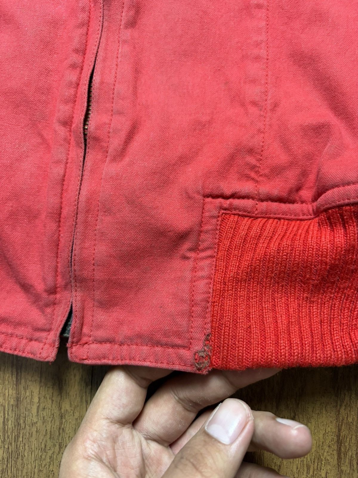 Issey Miyake FREE TAX! 80’s Issey Miyake Sport Red Bomber Jacket Size US M / EU 48-50 / 2 - 6 Thumbnail