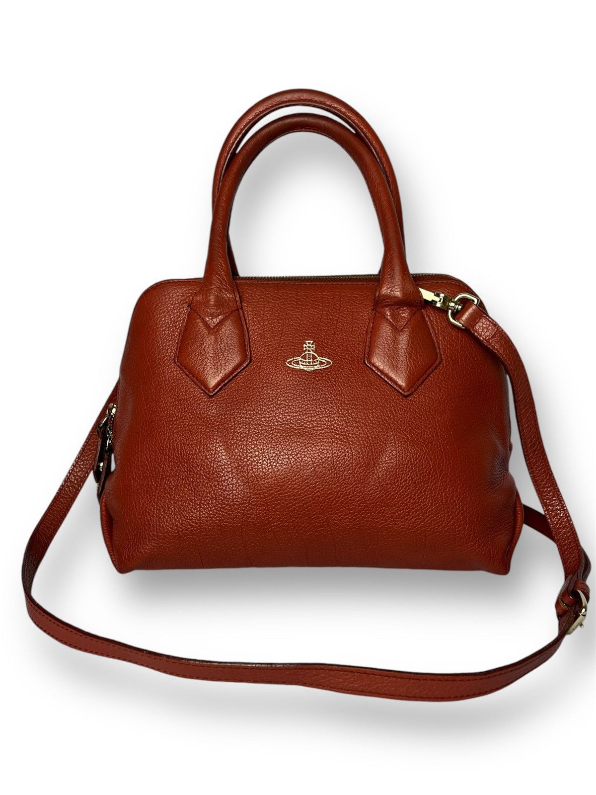 Vivienne Westwood Genuine Leather 2way Handbag Size ONE SIZE - 2 Thumbnail