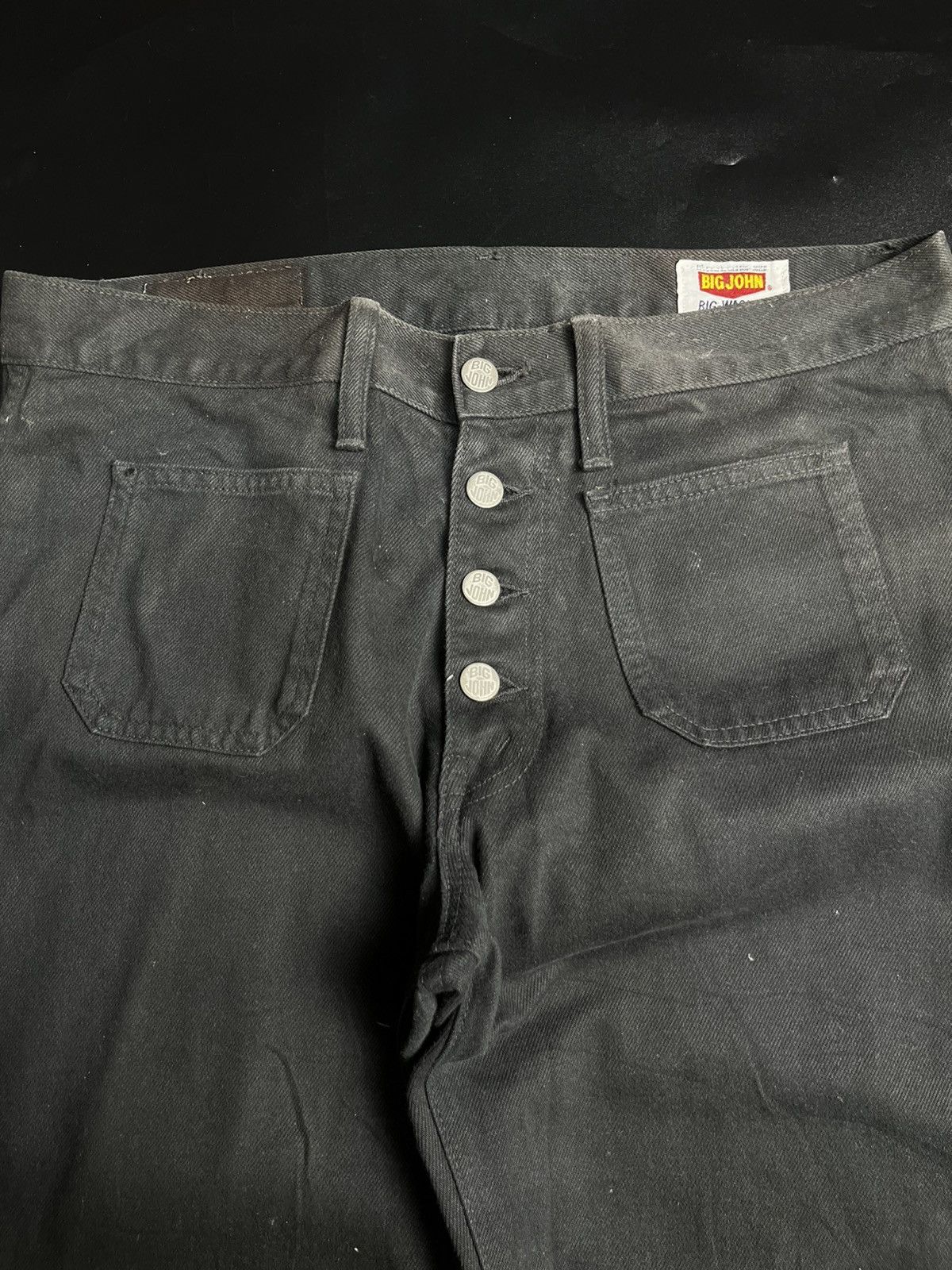 If Six Was Nine × Japanese Brand × Le Grande Bleu (L.G.B.) Super Flare Big John Distressed Jeans Size US 30 / EU 46 - 7 Thumbnail