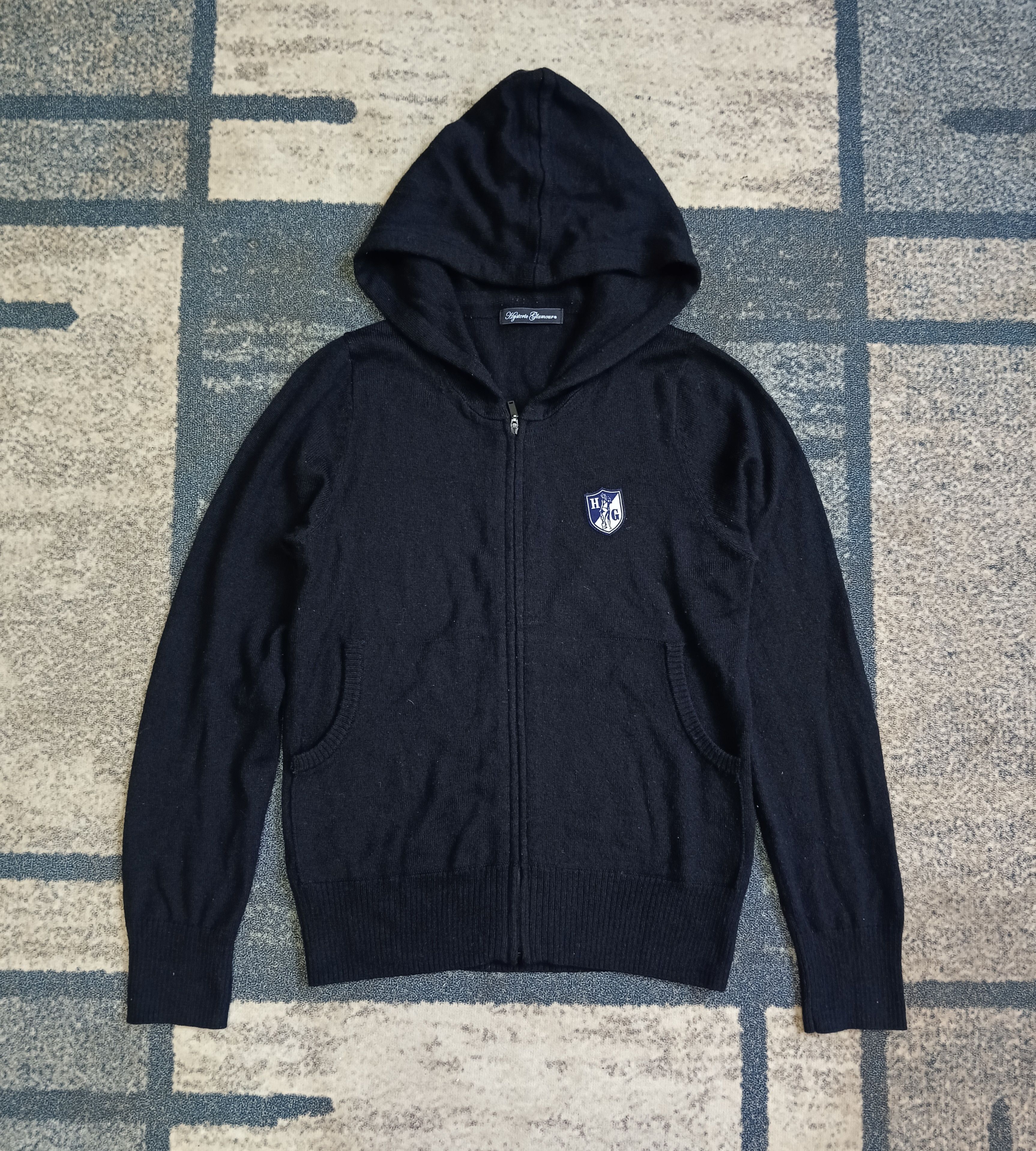 Hysteric Glamour HYSTERIC GLAMOUR SEXY GIRL KNIT HOODIE Size S / US 4 / IT 40 - 2 Thumbnail